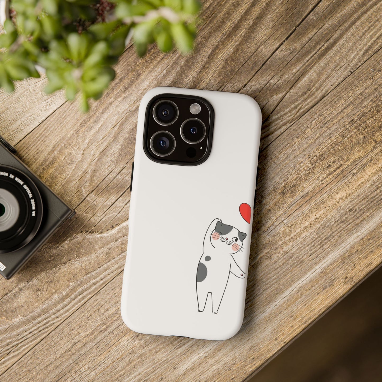 Tough Phone Case, Durable and Trendy Glossy Finish, Cute Stylish Design, Everyday Smartphone Protection