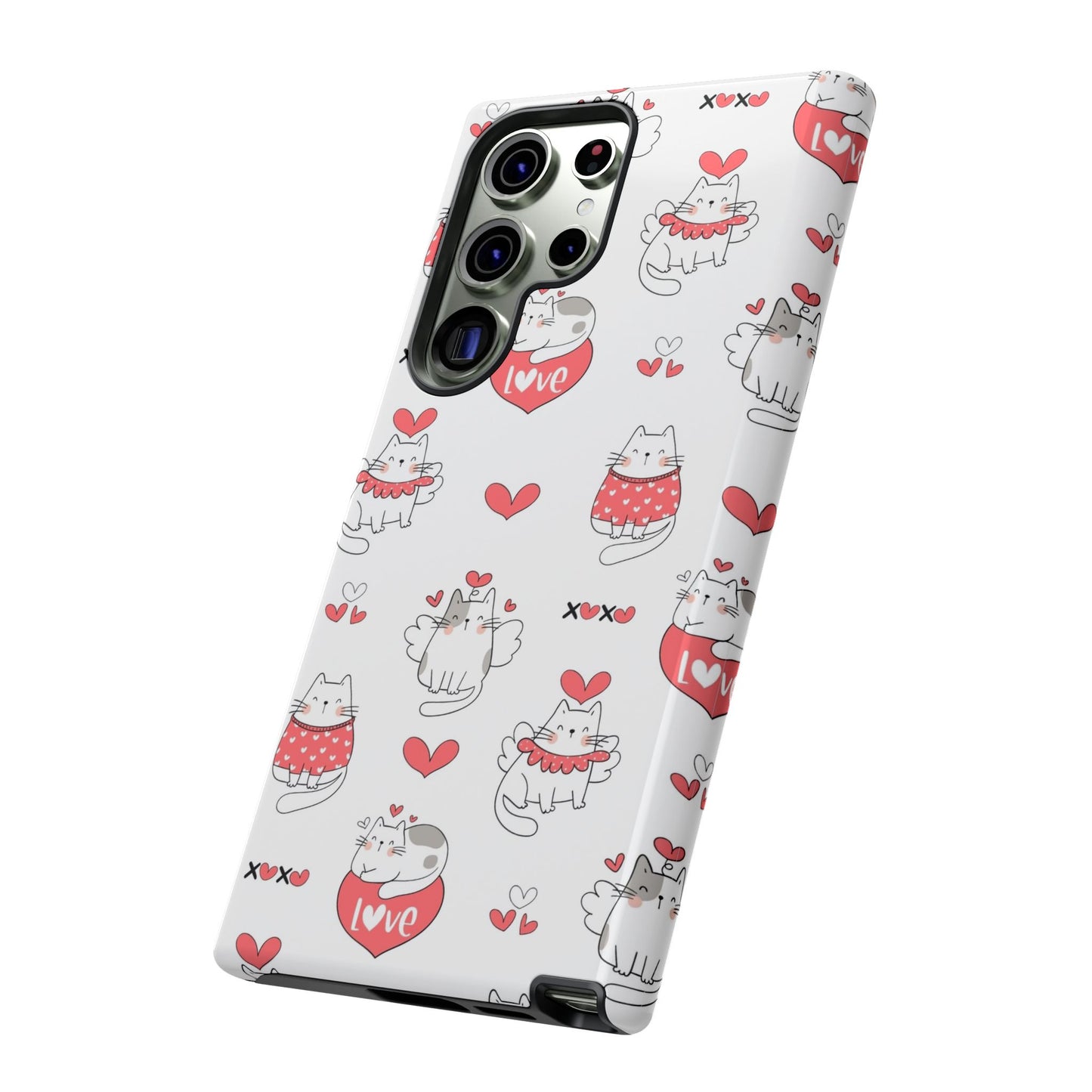 Durable Tough Phone Case, Trendy Glossy Cover, Stylish Cute Design, Perfect for Smartphone Protection