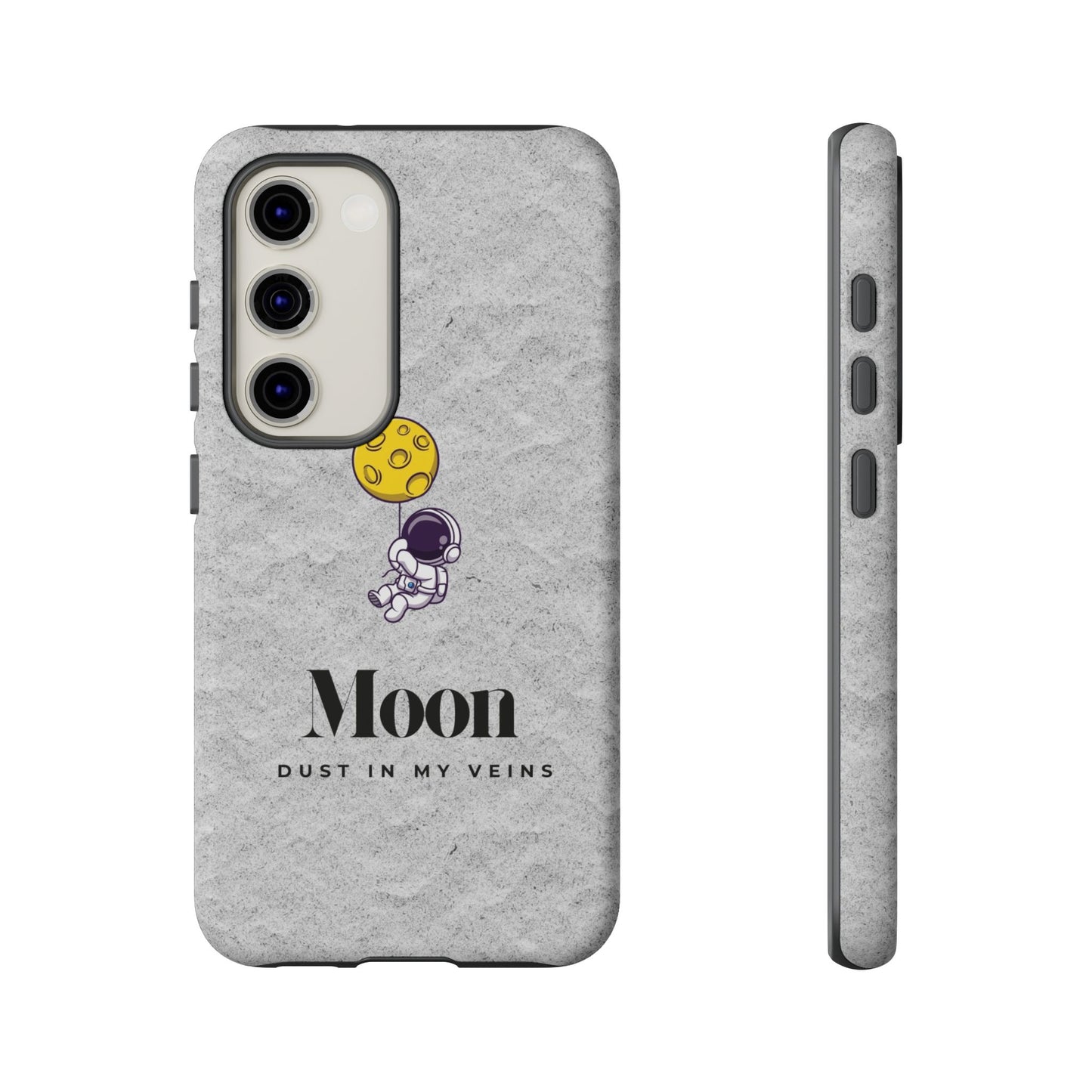 Astronaut Moon Phone Case - "Dust in My Veins" Durable Tough Case