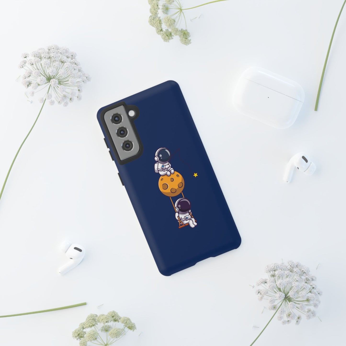 Astronaut Adventure Phone Case - Galaxy Design with Space Explorers