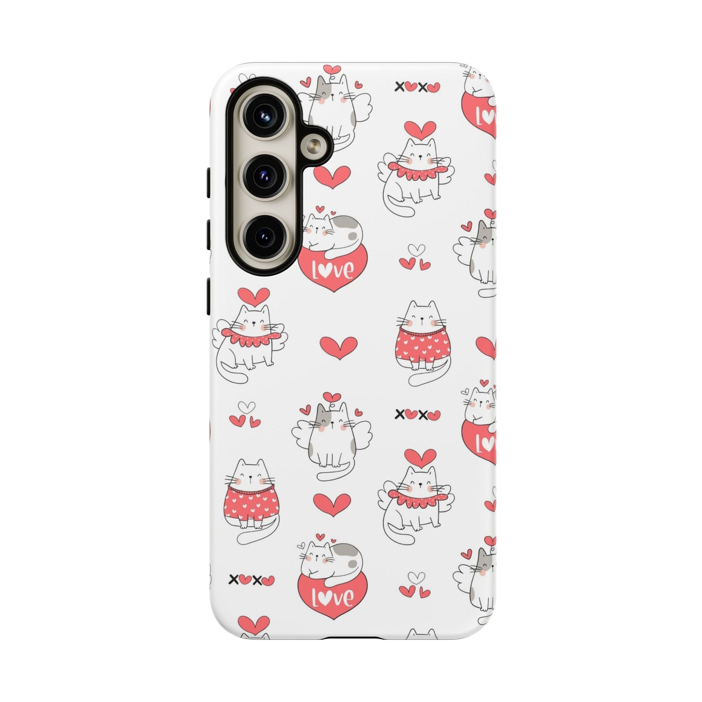 Durable Tough Phone Case, Trendy Glossy Cover, Stylish Cute Design, Perfect for Smartphone Protection