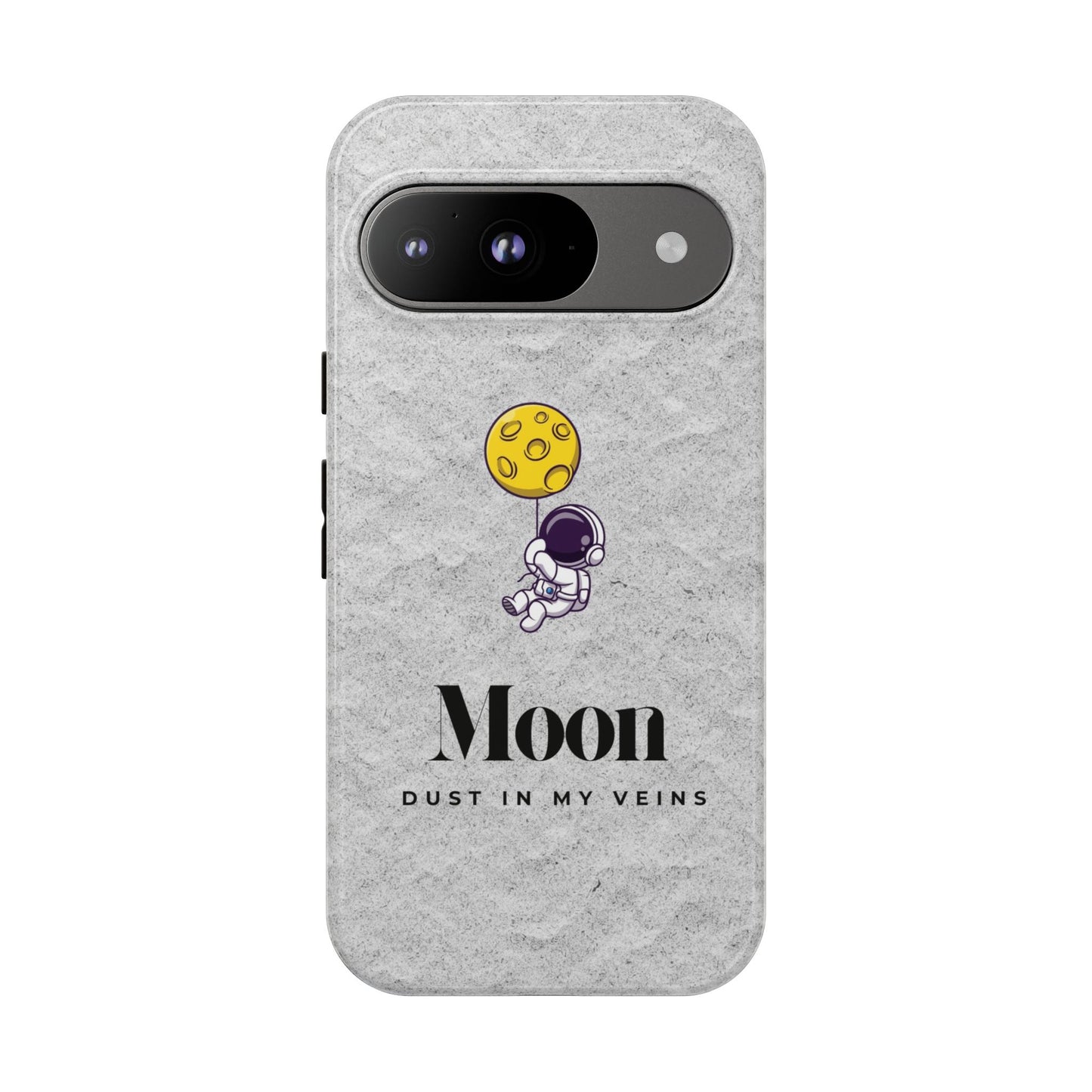 Astronaut Moon Phone Case - "Dust in My Veins" Durable Tough Case
