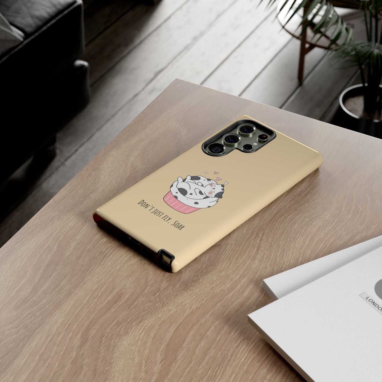 Tough Phone Case, Glossy Cute Design, Durable and Stylish, Trendy Smartphone Cover for Daily Use