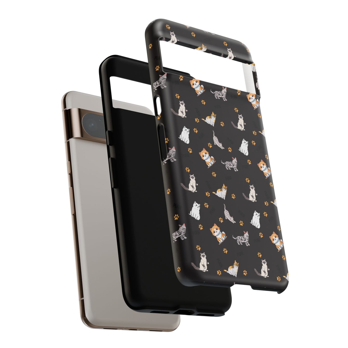 Durable Tough Phone Case, Stylish Glossy Finish, Trendy Cute Design, Everyday Protection for Smartphones
