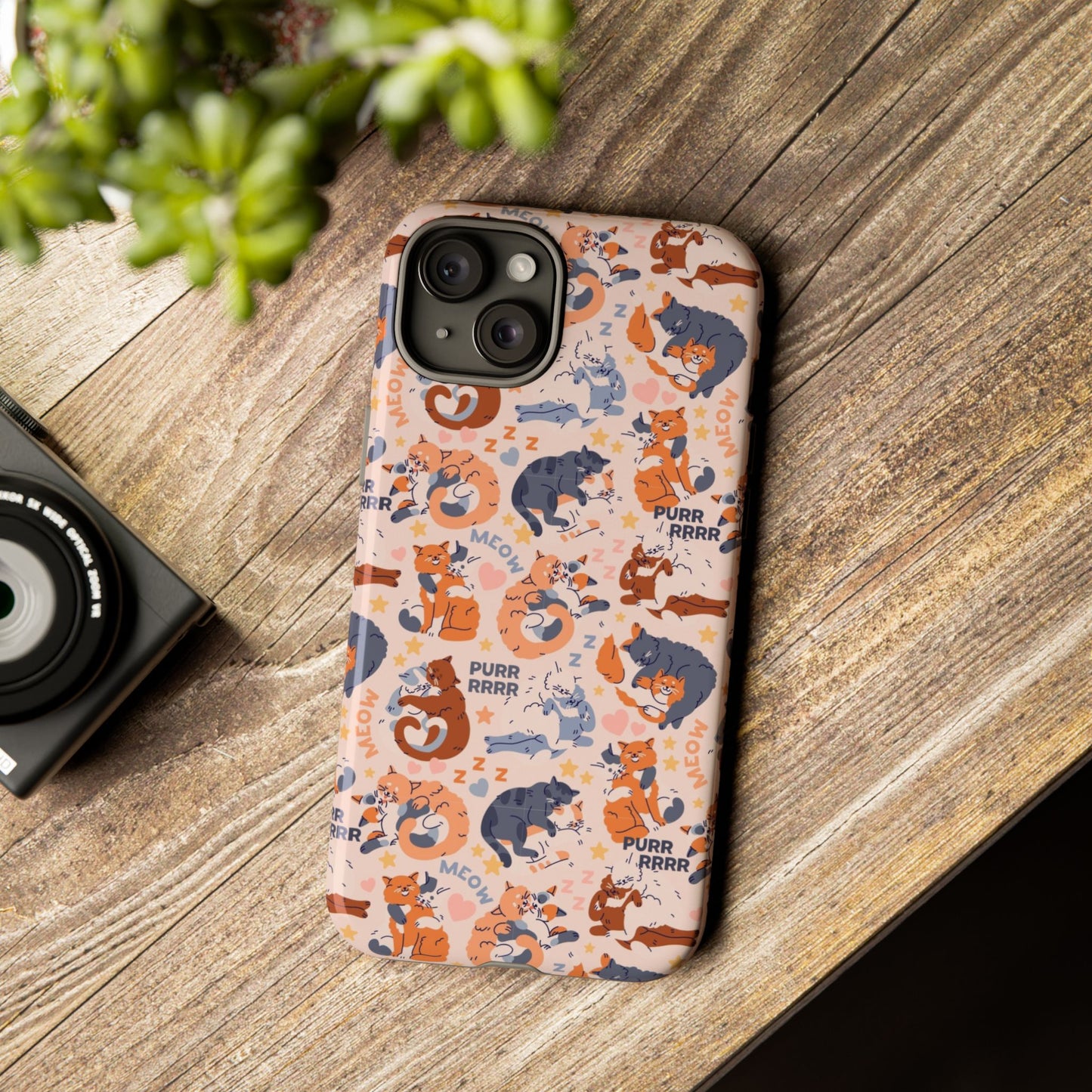 Durable Tough Phone Case, Trendy Cute Glossy Design, Stylish Smartphone Protection for Everyday Use