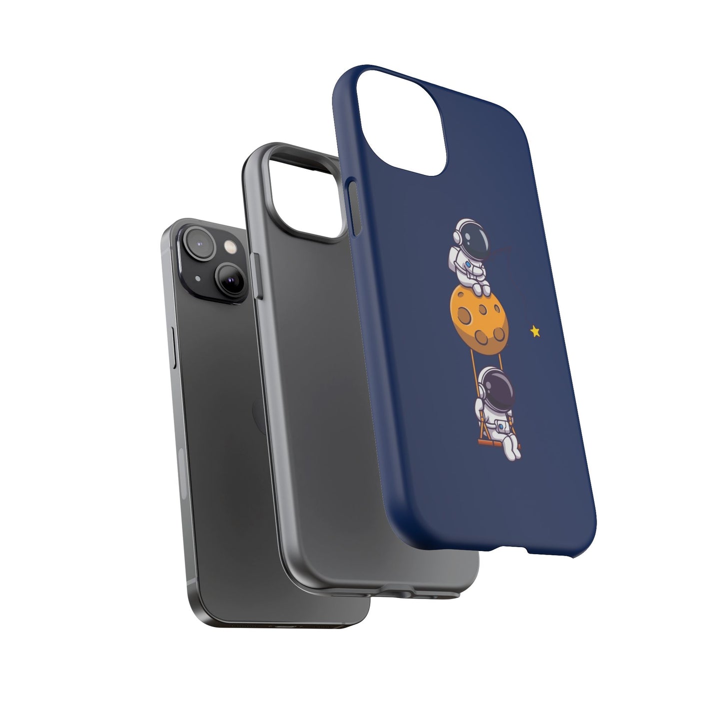 Astronaut Adventure Phone Case - Galaxy Design with Space Explorers