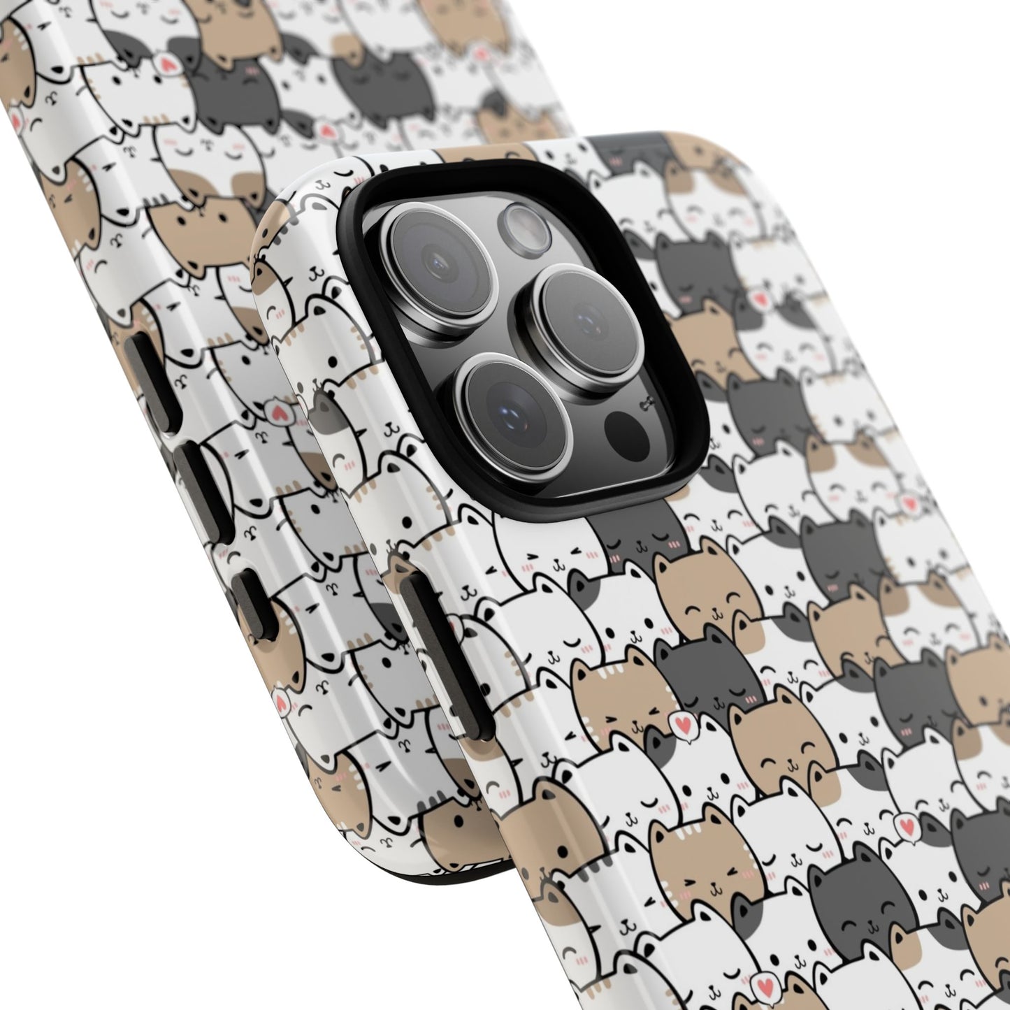 Tough Phone Case, Glossy Cute Finish, Durable and Stylish Design, Trendy Smartphone Protection