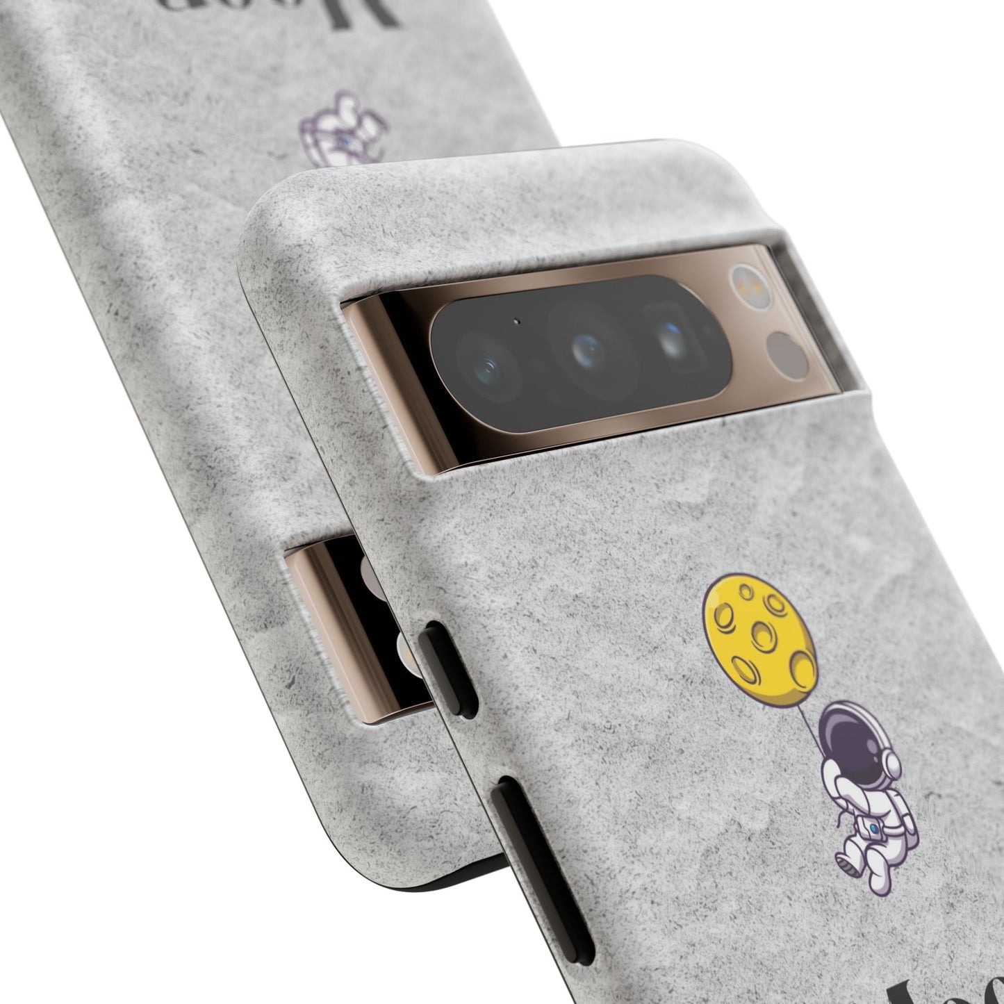 Astronaut Moon Phone Case - "Dust in My Veins" Durable Tough Case