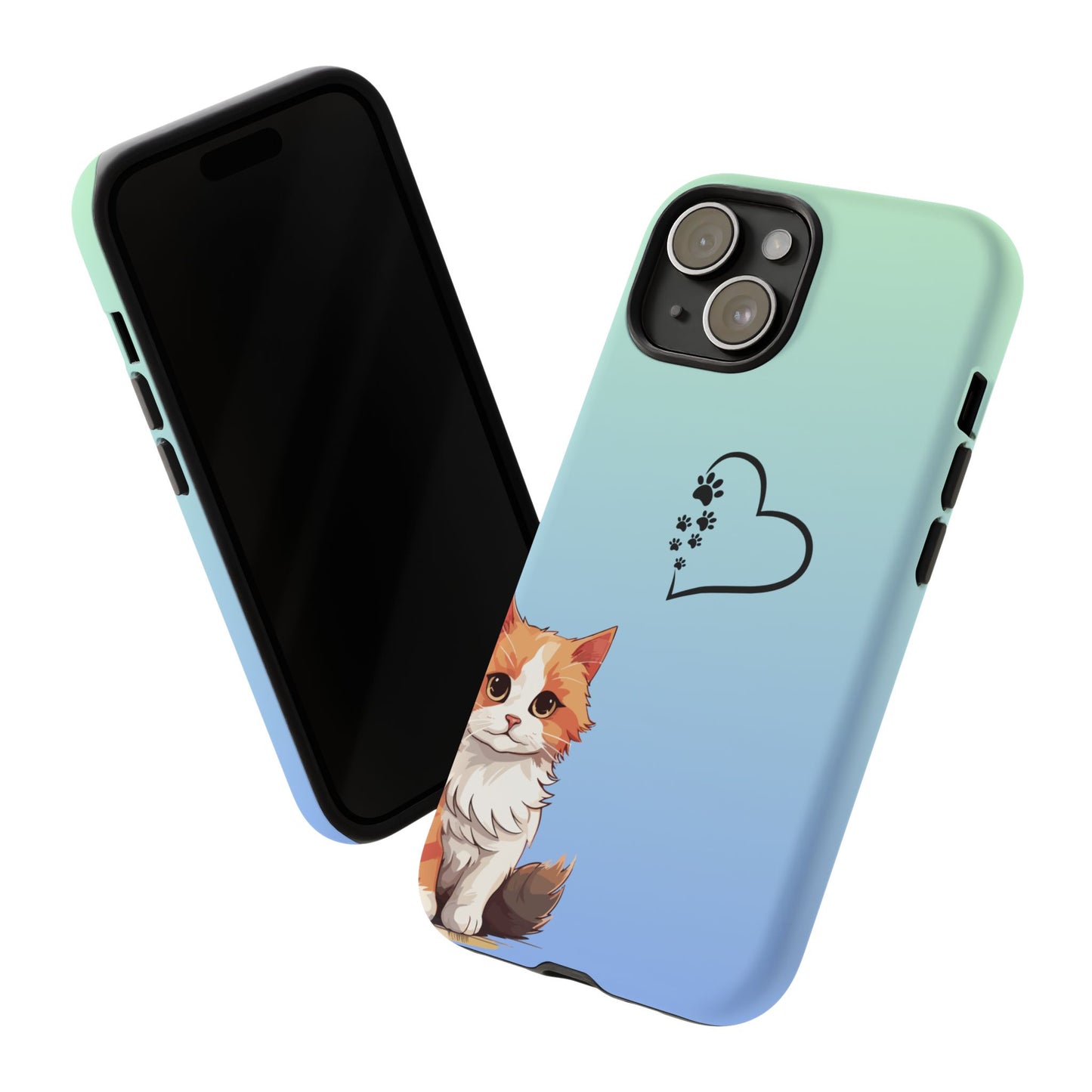 Trendy Tough Phone Case, Glossy Finish, Durable and Stylish, Cute Design for Smartphone Protection
