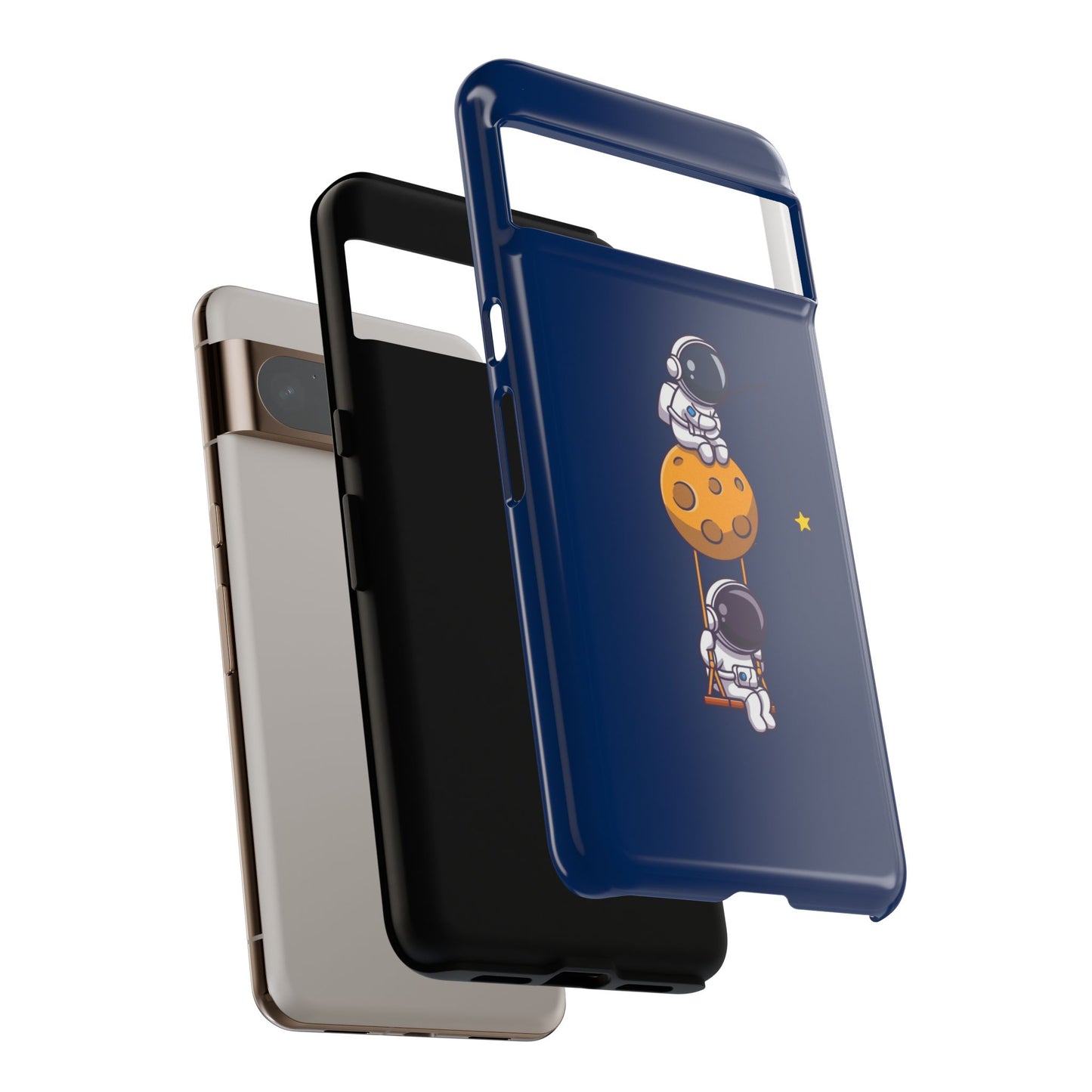 Astronaut Adventure Phone Case - Galaxy Design with Space Explorers