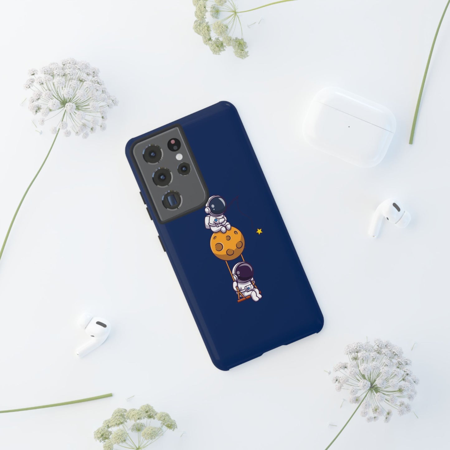 Astronaut Adventure Phone Case - Galaxy Design with Space Explorers