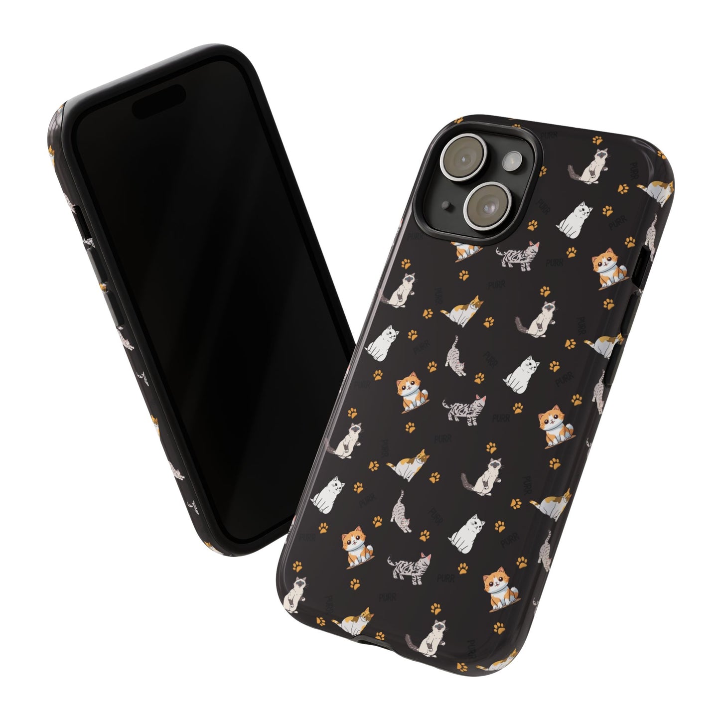 Durable Tough Phone Case, Stylish Glossy Finish, Trendy Cute Design, Everyday Protection for Smartphones