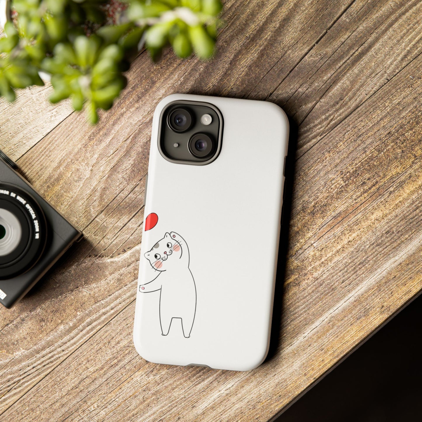 Tough Phone Case, Cute and Stylish Design, Durable Glossy Finish, Trendy Smartphone Protection for Daily Use