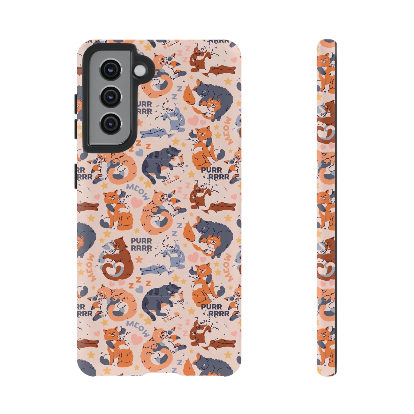 Durable Tough Phone Case, Trendy Cute Glossy Design, Stylish Smartphone Protection for Everyday Use