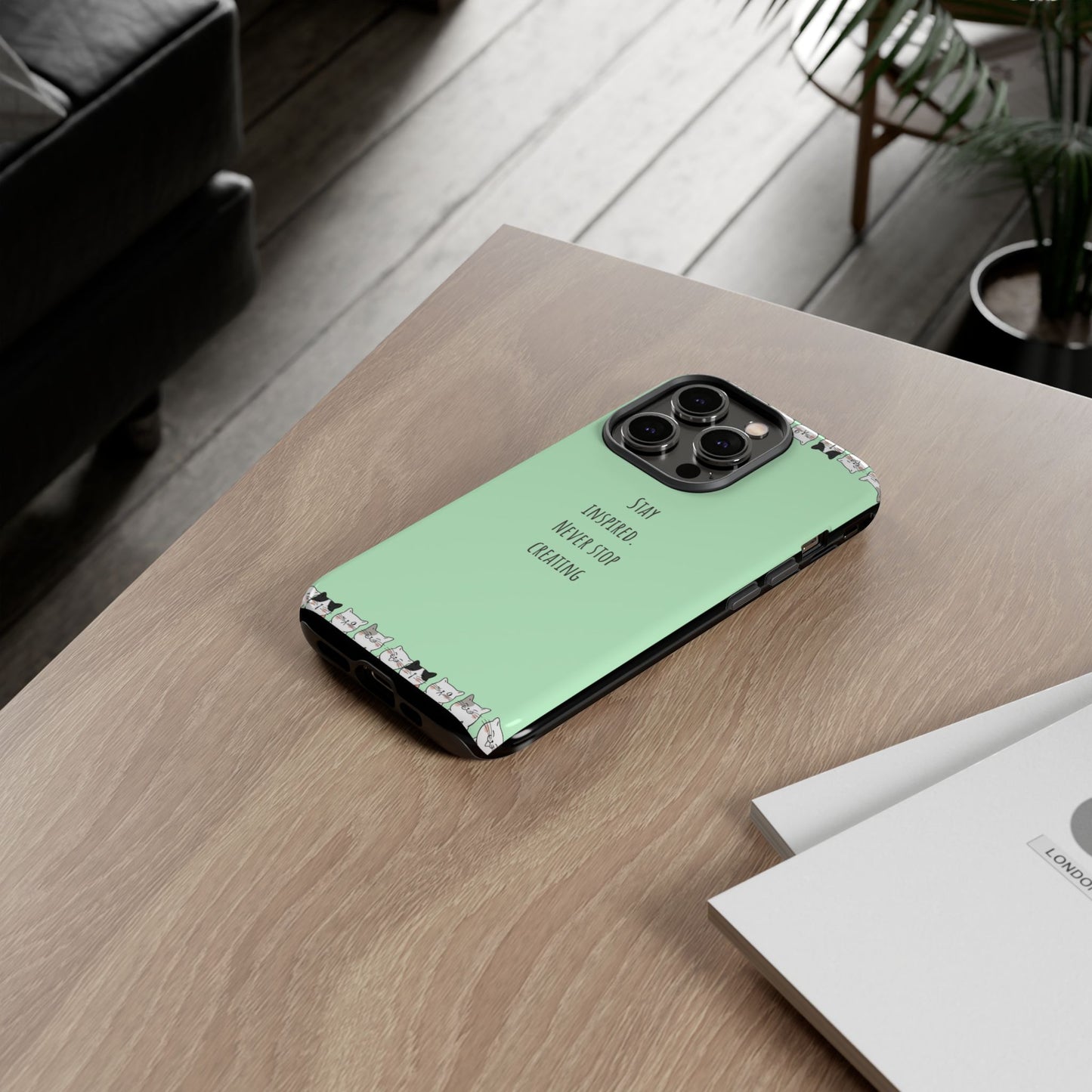 Tough Phone Case, Trendy Durable Glossy Finish, Stylish and Cute Smartphone Cover for Daily Use