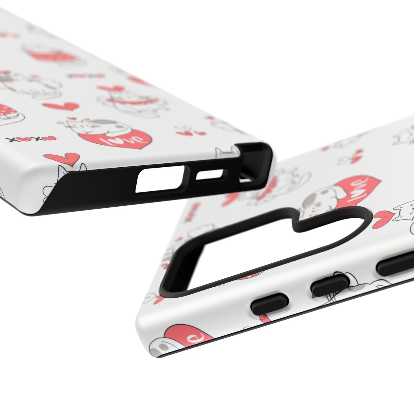 Durable Tough Phone Case, Trendy Glossy Cover, Stylish Cute Design, Perfect for Smartphone Protection