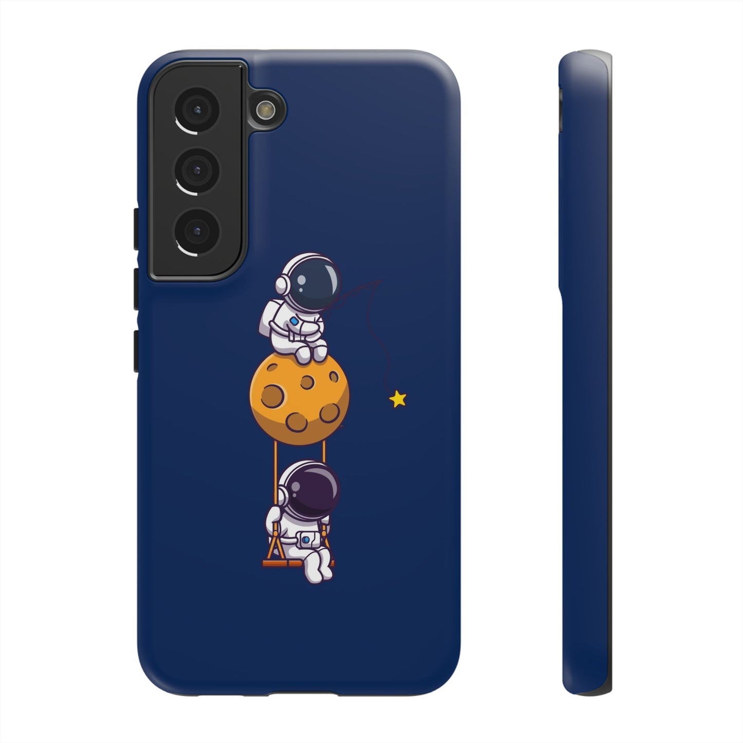 Astronaut Adventure Phone Case - Galaxy Design with Space Explorers