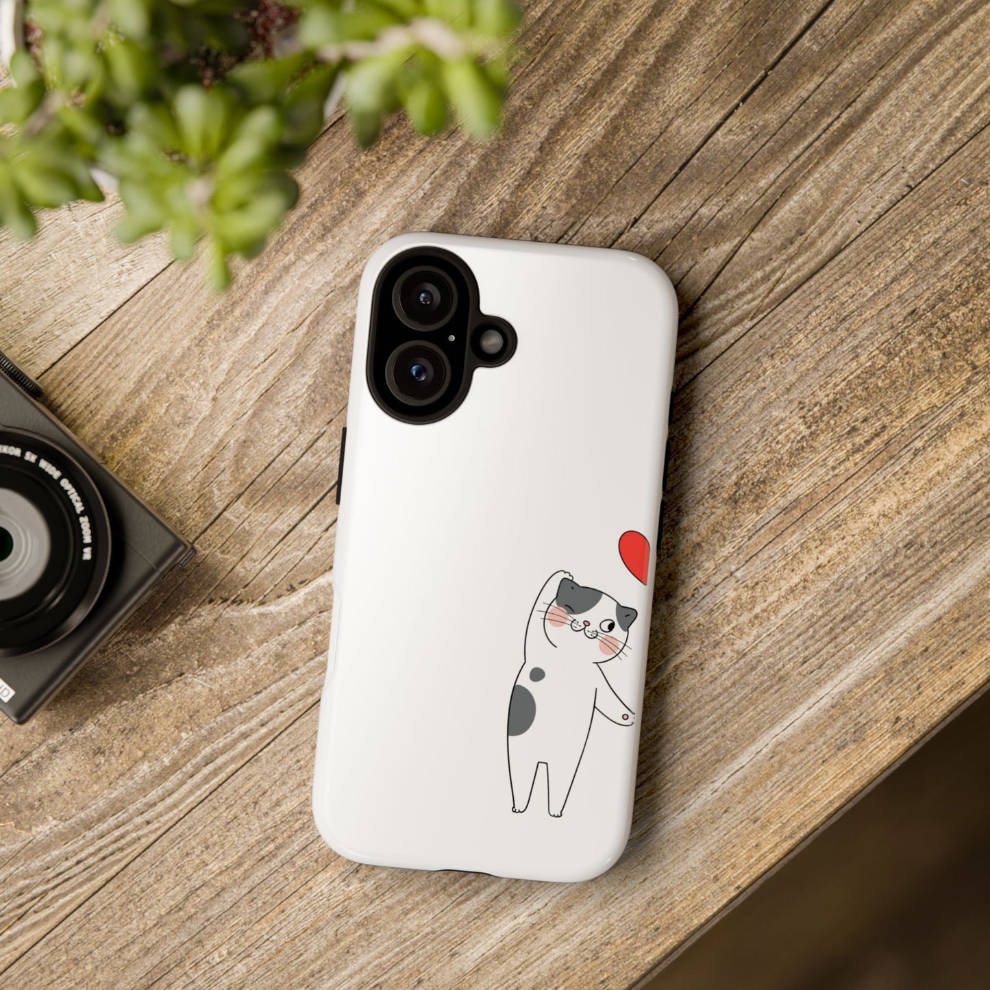 Tough Phone Case, Durable and Trendy Glossy Finish, Cute Stylish Design, Everyday Smartphone Protection