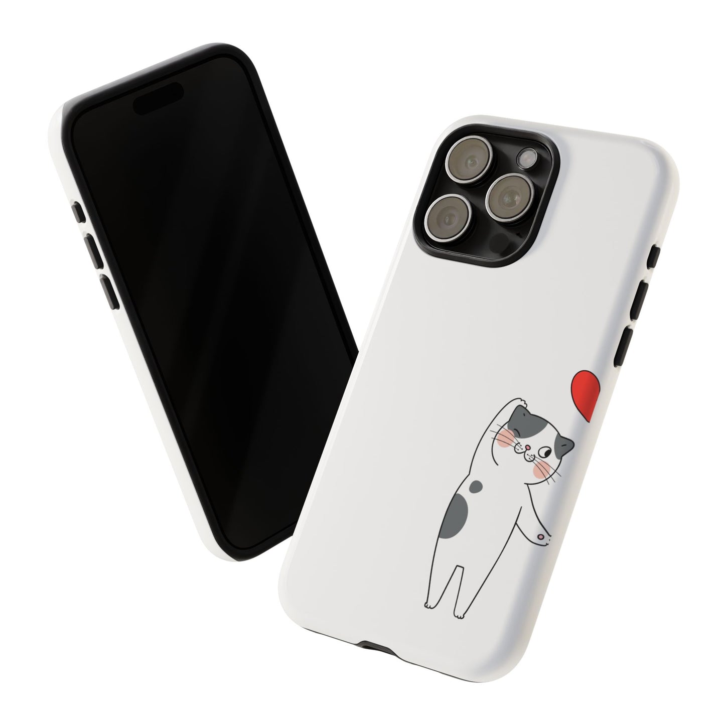 Tough Phone Case, Durable and Trendy Glossy Finish, Cute Stylish Design, Everyday Smartphone Protection