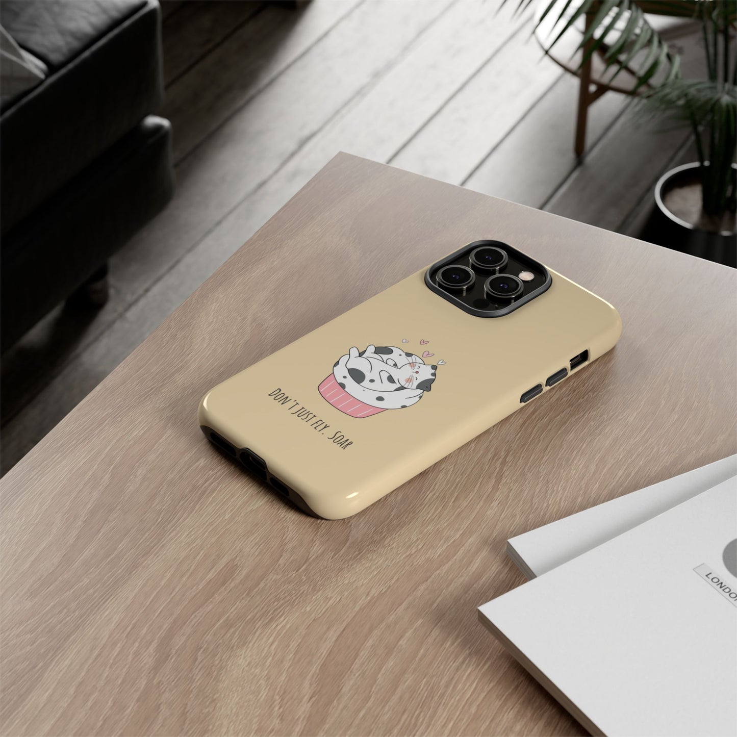 Tough Phone Case, Glossy Cute Design, Durable and Stylish, Trendy Smartphone Cover for Daily Use