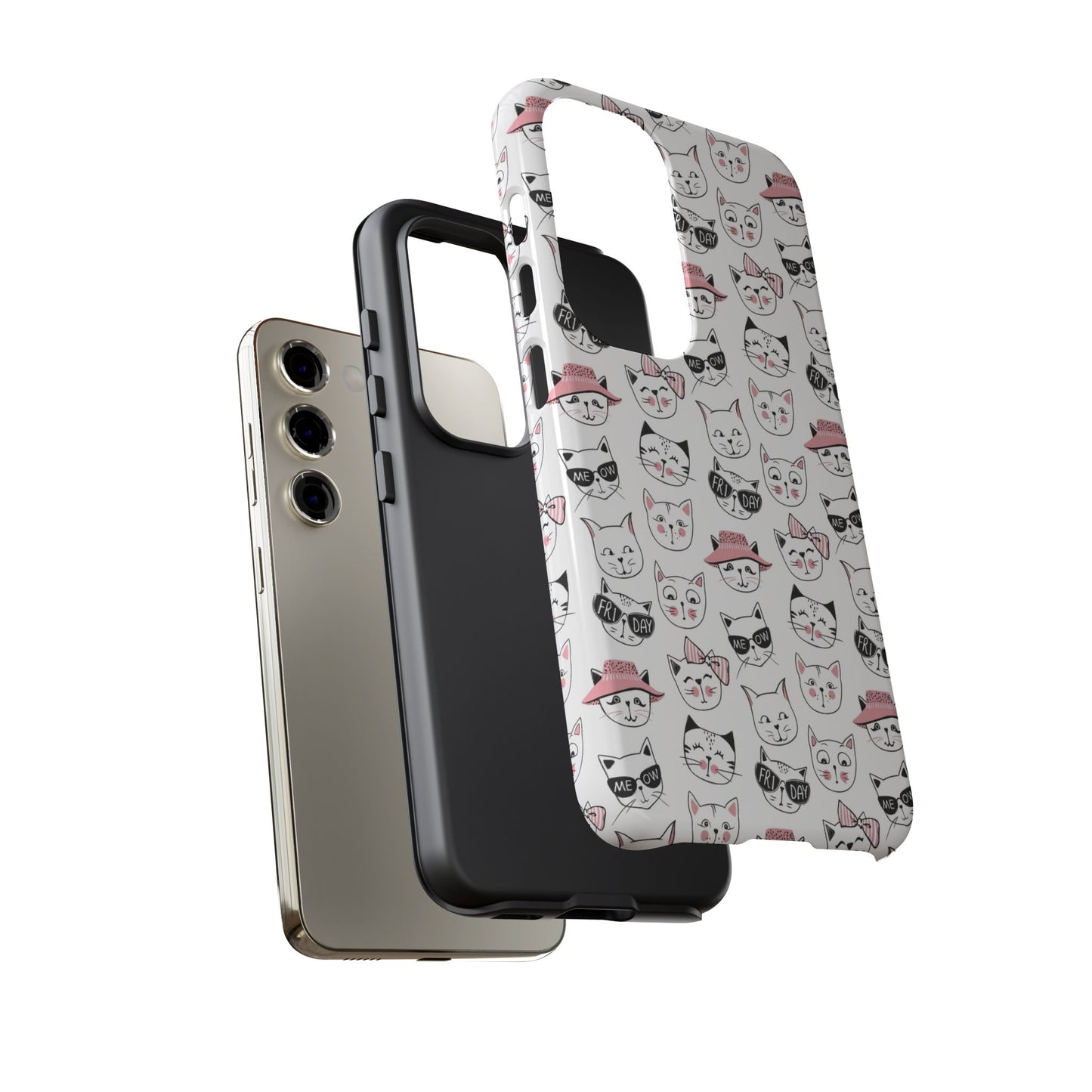 Durable Tough Phone Case, Stylish Glossy Finish, Trendy and Cute Smartphone Cover for Protection
