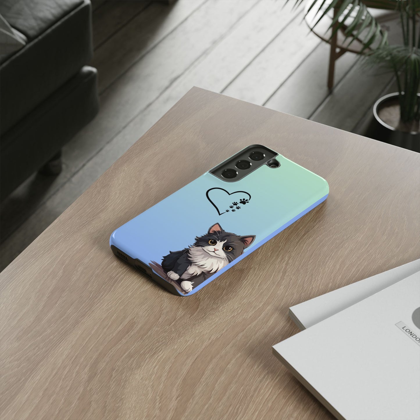Tough Phone Case, Cute and Stylish Glossy Finish, Trendy Durable Design, Smartphone Protection
