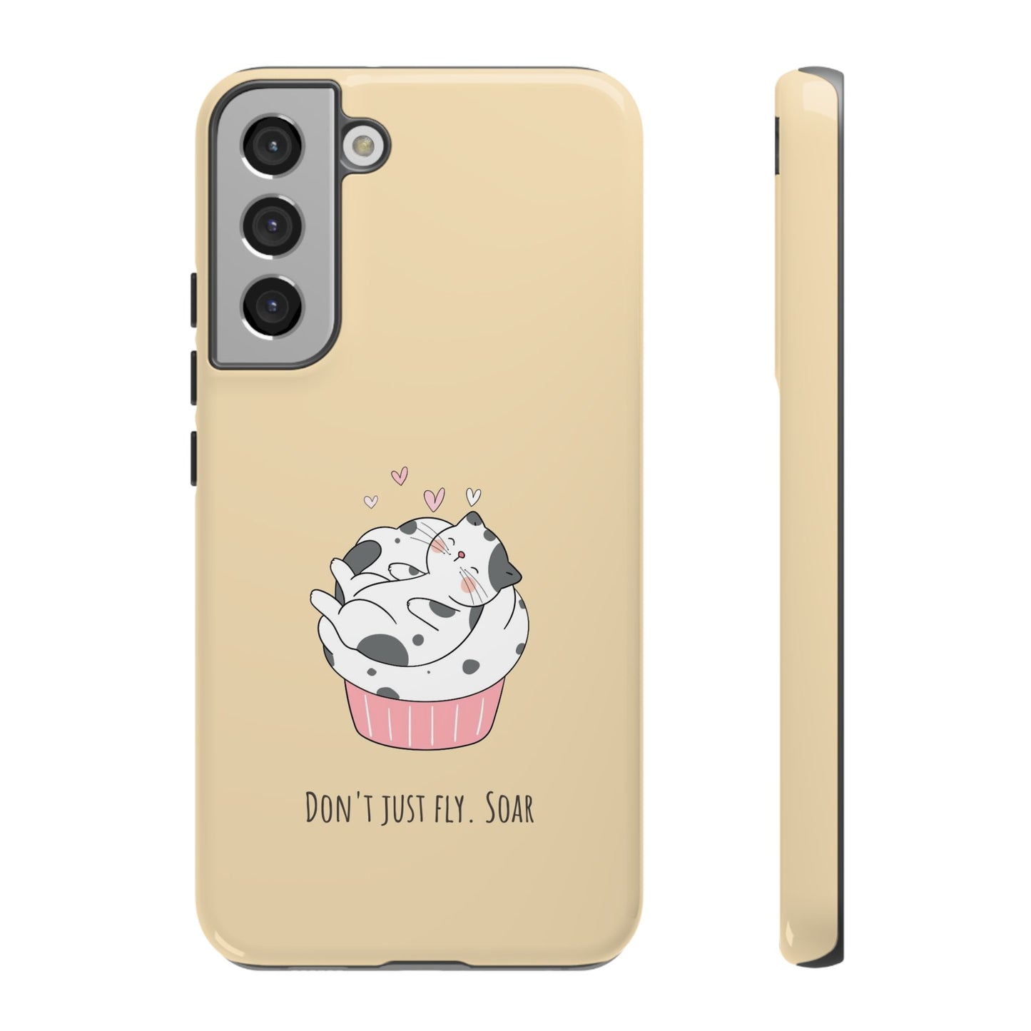 Tough Phone Case, Glossy Cute Design, Durable and Stylish, Trendy Smartphone Cover for Daily Use
