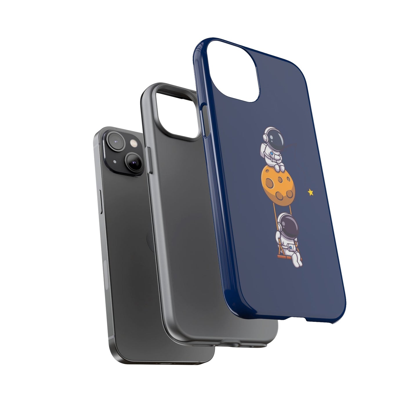 Astronaut Adventure Phone Case - Galaxy Design with Space Explorers