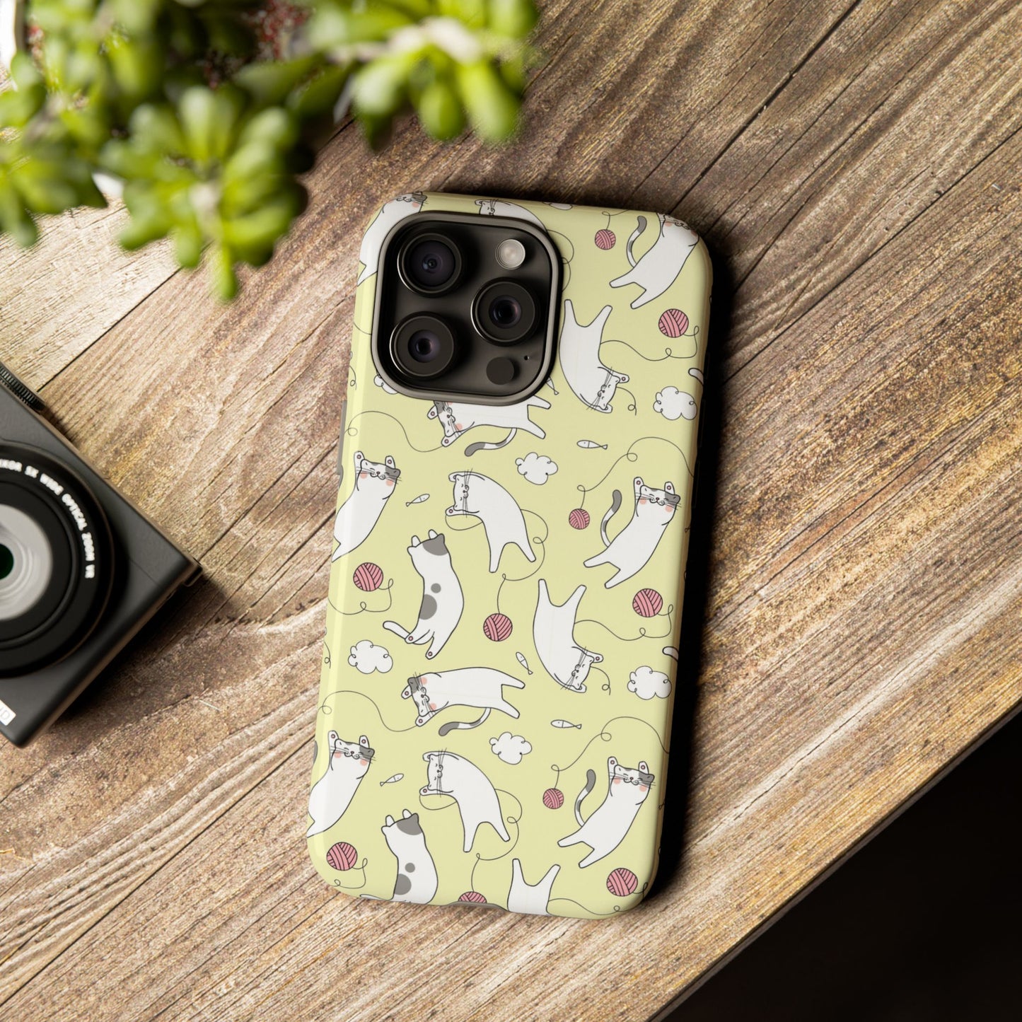Durable Tough Phone Case, Cute Glossy Cover, Stylish and Trendy Smartphone Protection for Daily Use