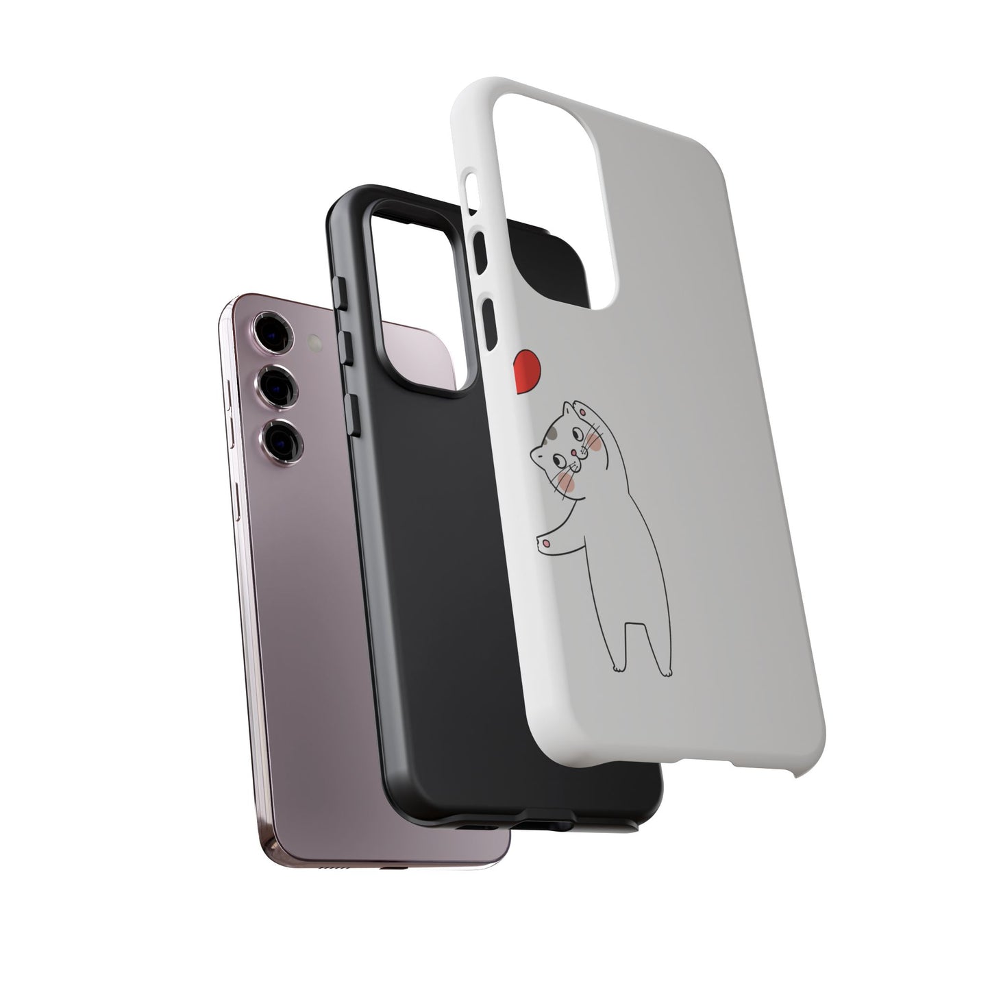 Tough Phone Case, Cute and Stylish Design, Durable Glossy Finish, Trendy Smartphone Protection for Daily Use