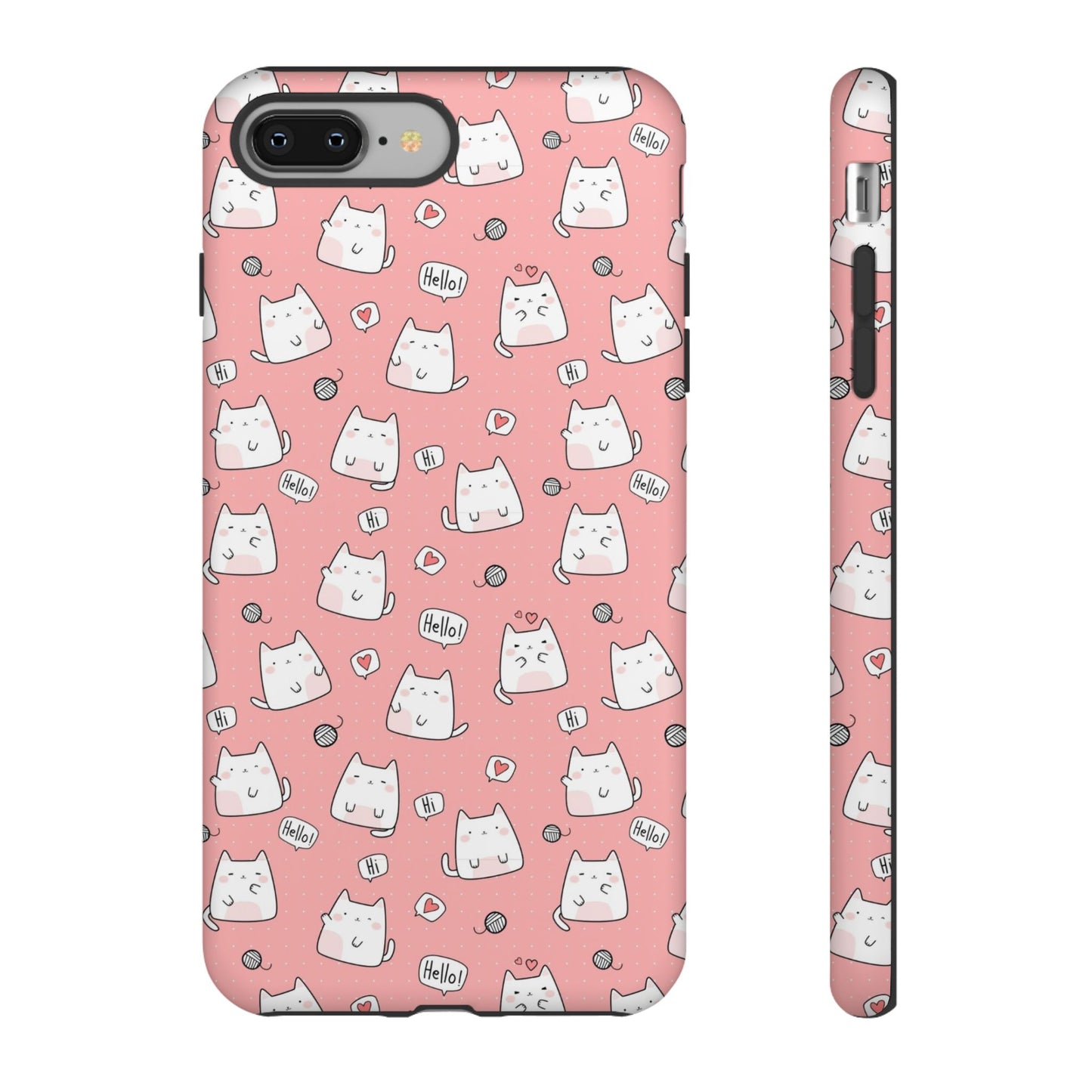 Tough Phone Case, Durable Glossy Cover, Trendy Stylish Design, Cute Protection for Smartphones