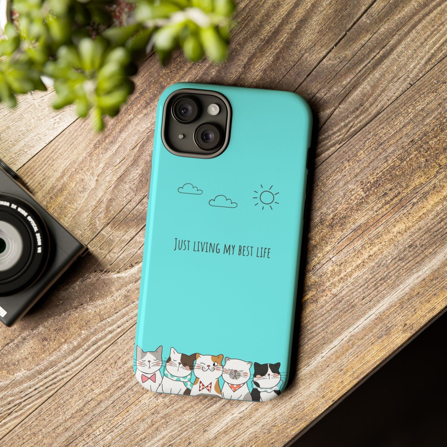 Durable Tough Phone Case, Stylish Trendy Glossy Finish, Cute Design for Smartphone Protection