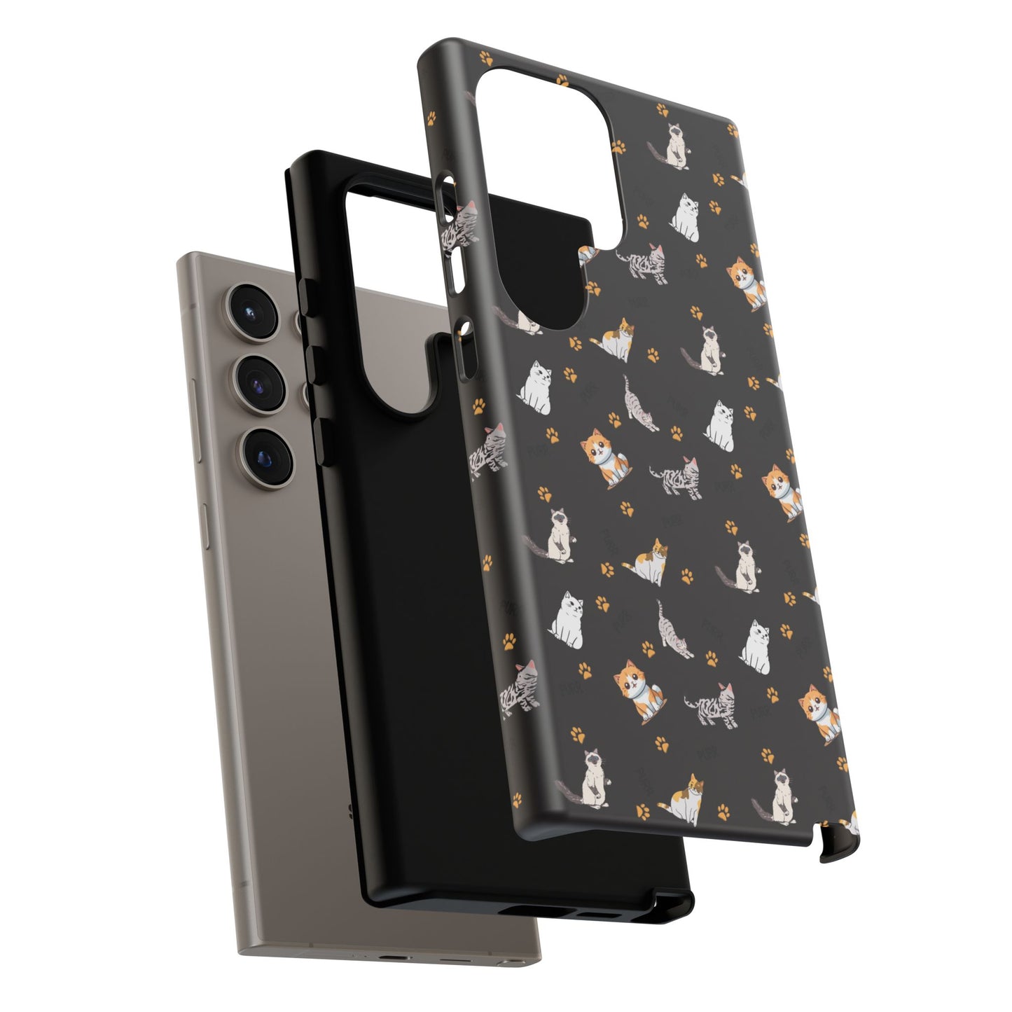 Durable Tough Phone Case, Stylish Glossy Finish, Trendy Cute Design, Everyday Protection for Smartphones