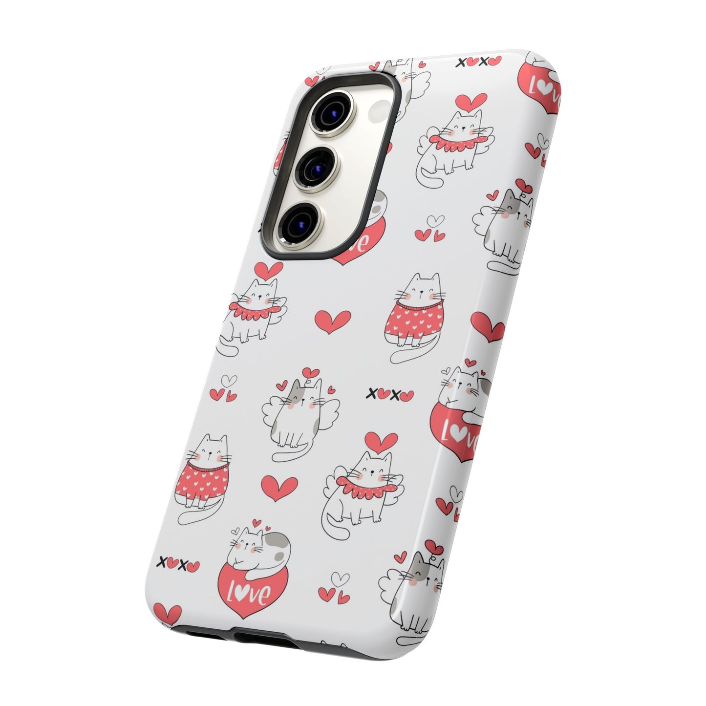Durable Tough Phone Case, Trendy Glossy Cover, Stylish Cute Design, Perfect for Smartphone Protection