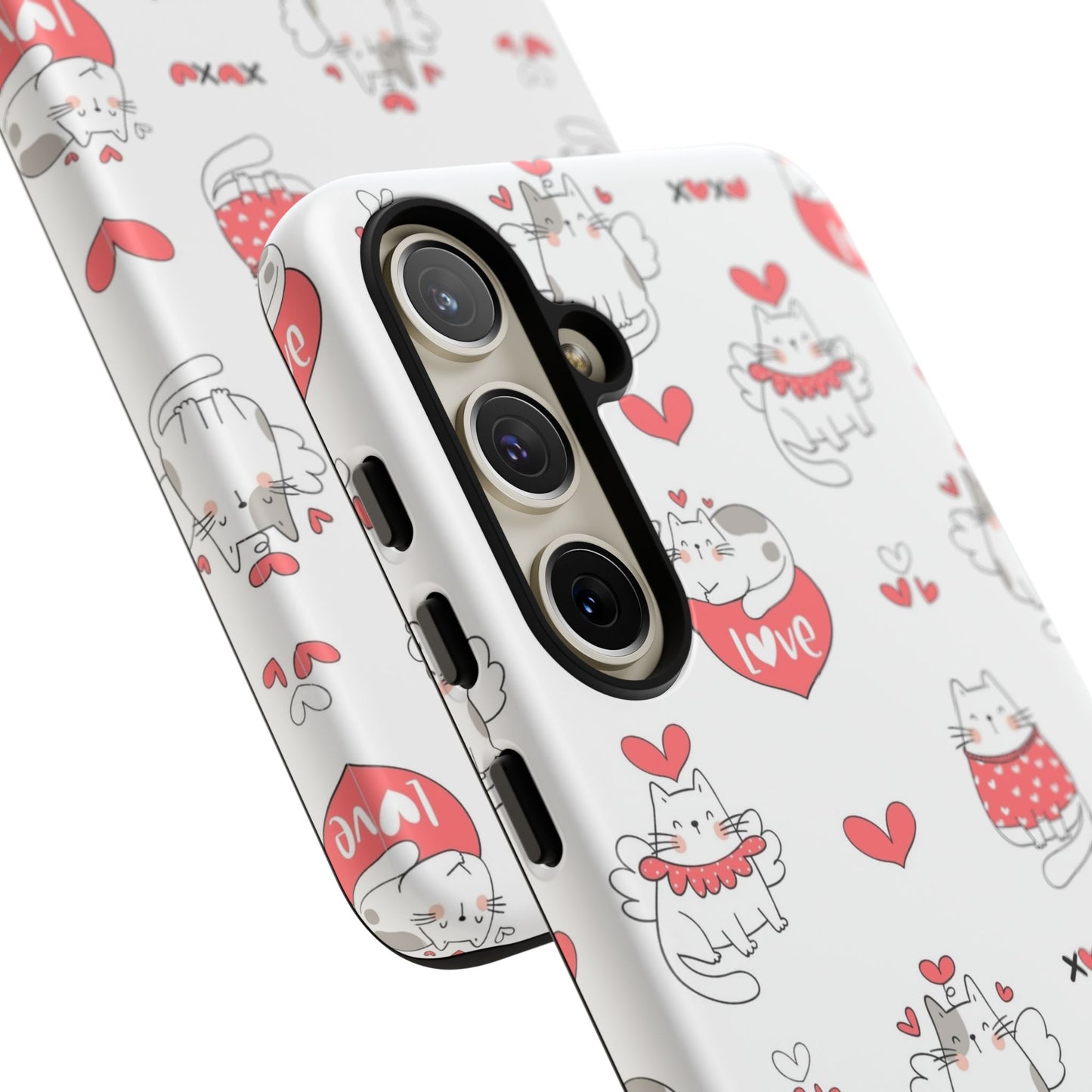 Durable Tough Phone Case, Trendy Glossy Cover, Stylish Cute Design, Perfect for Smartphone Protection