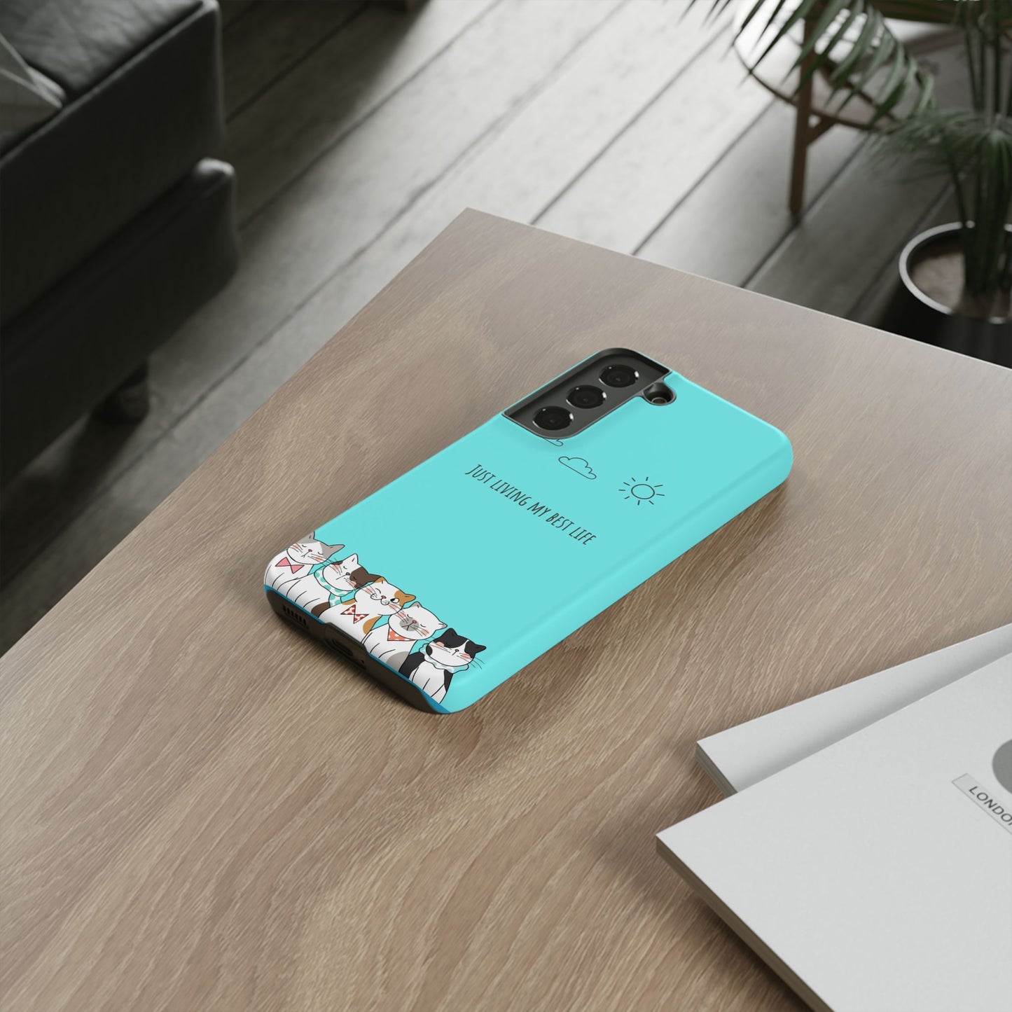 Durable Tough Phone Case, Stylish Trendy Glossy Finish, Cute Design for Smartphone Protection