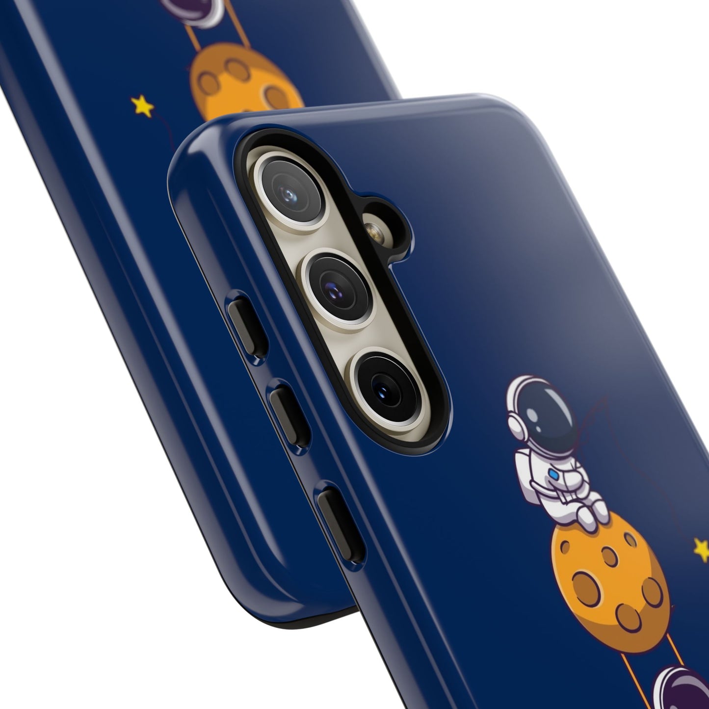 Astronaut Adventure Phone Case - Galaxy Design with Space Explorers