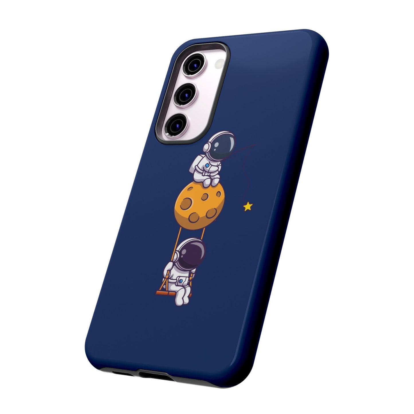 Astronaut Adventure Phone Case - Galaxy Design with Space Explorers