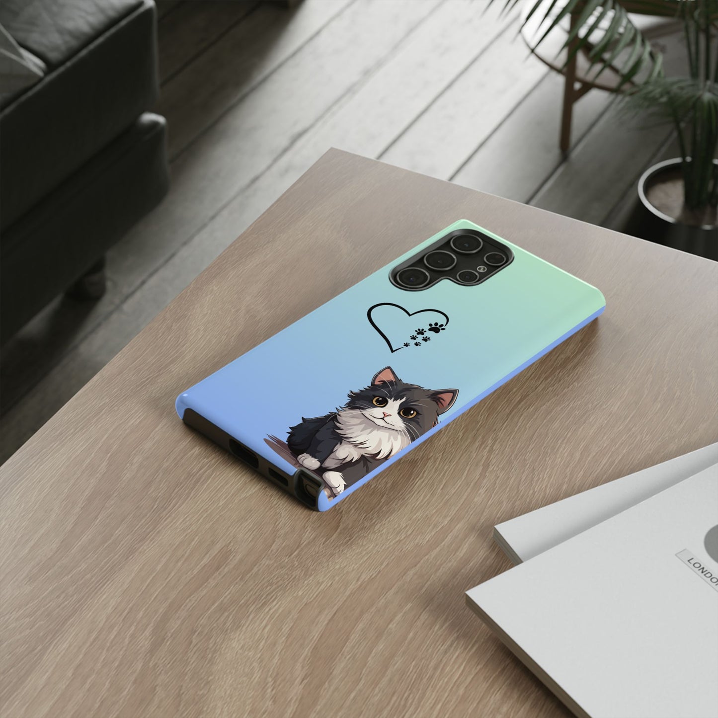 Tough Phone Case, Cute and Stylish Glossy Finish, Trendy Durable Design, Smartphone Protection