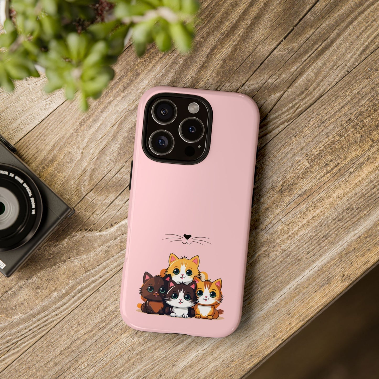 Durable Tough Phone Case, Glossy Stylish Finish, Trendy and Cute Design, Fashionable Everyday Smartphone Cover