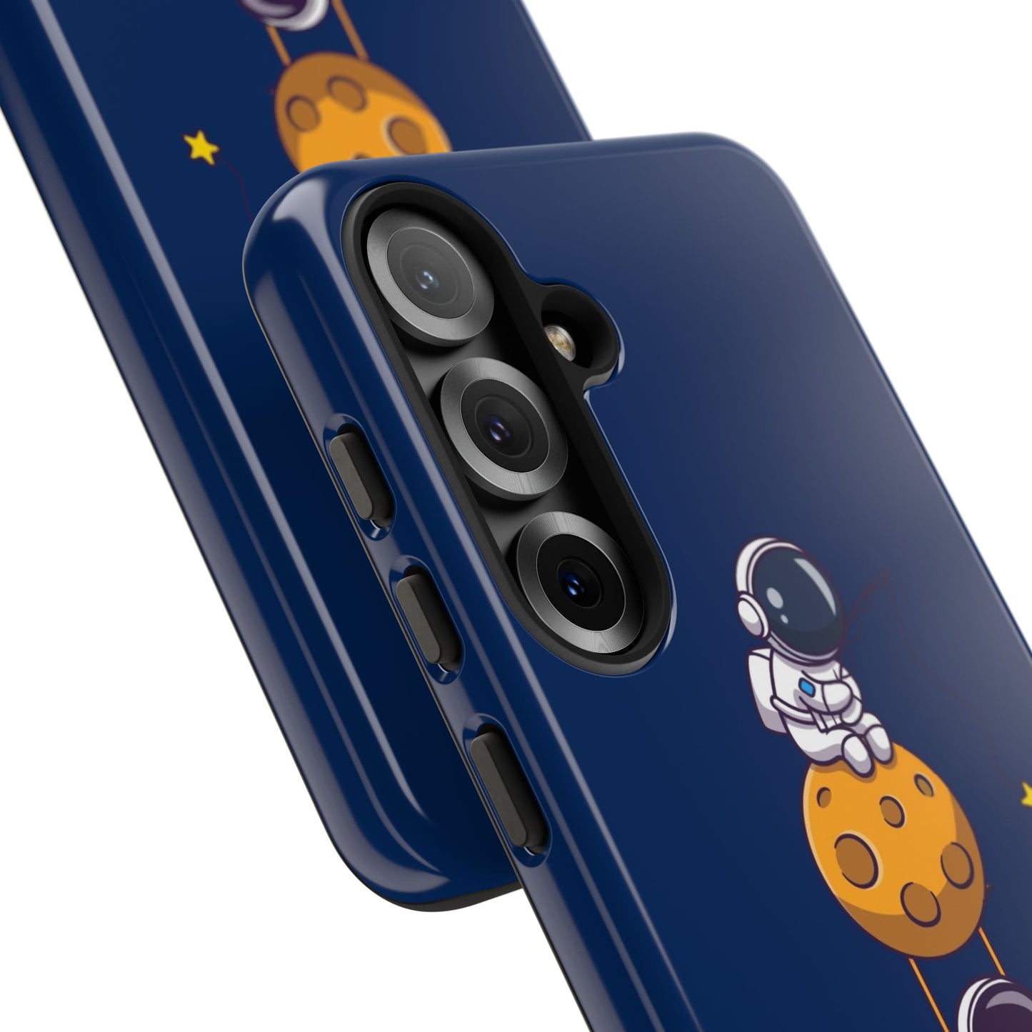 Astronaut Adventure Phone Case - Galaxy Design with Space Explorers
