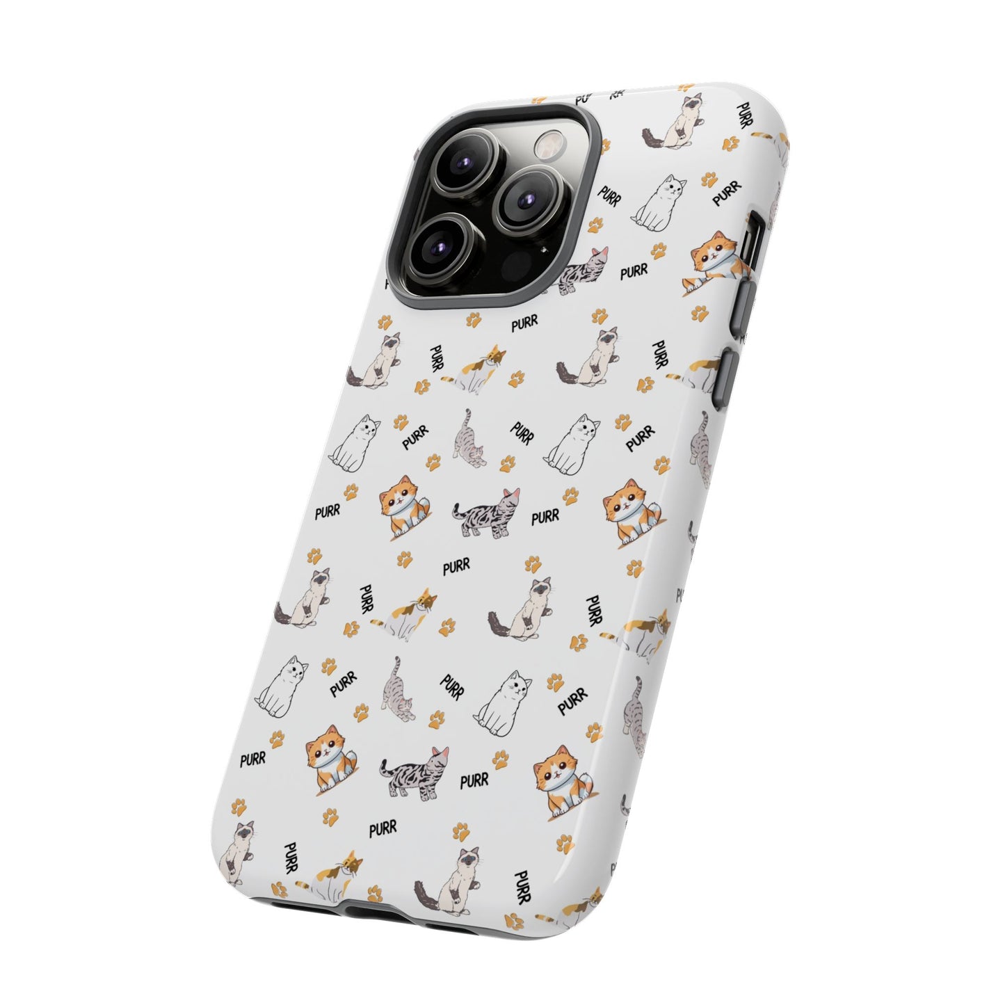 Tough Phone Case, Glossy Finish, Trendy and Cute, Durable Smartphone Protection for Daily Us