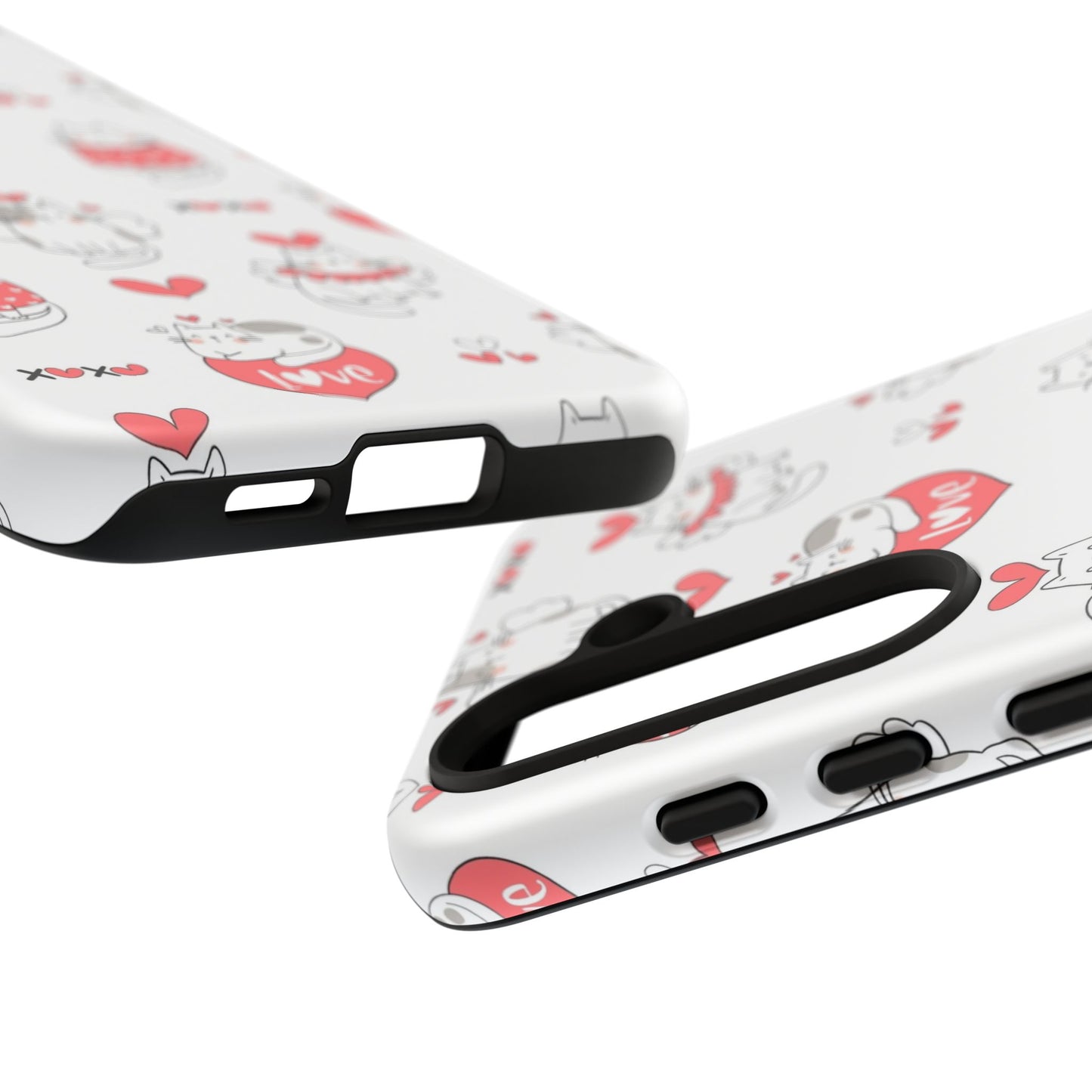 Durable Tough Phone Case, Trendy Glossy Cover, Stylish Cute Design, Perfect for Smartphone Protection