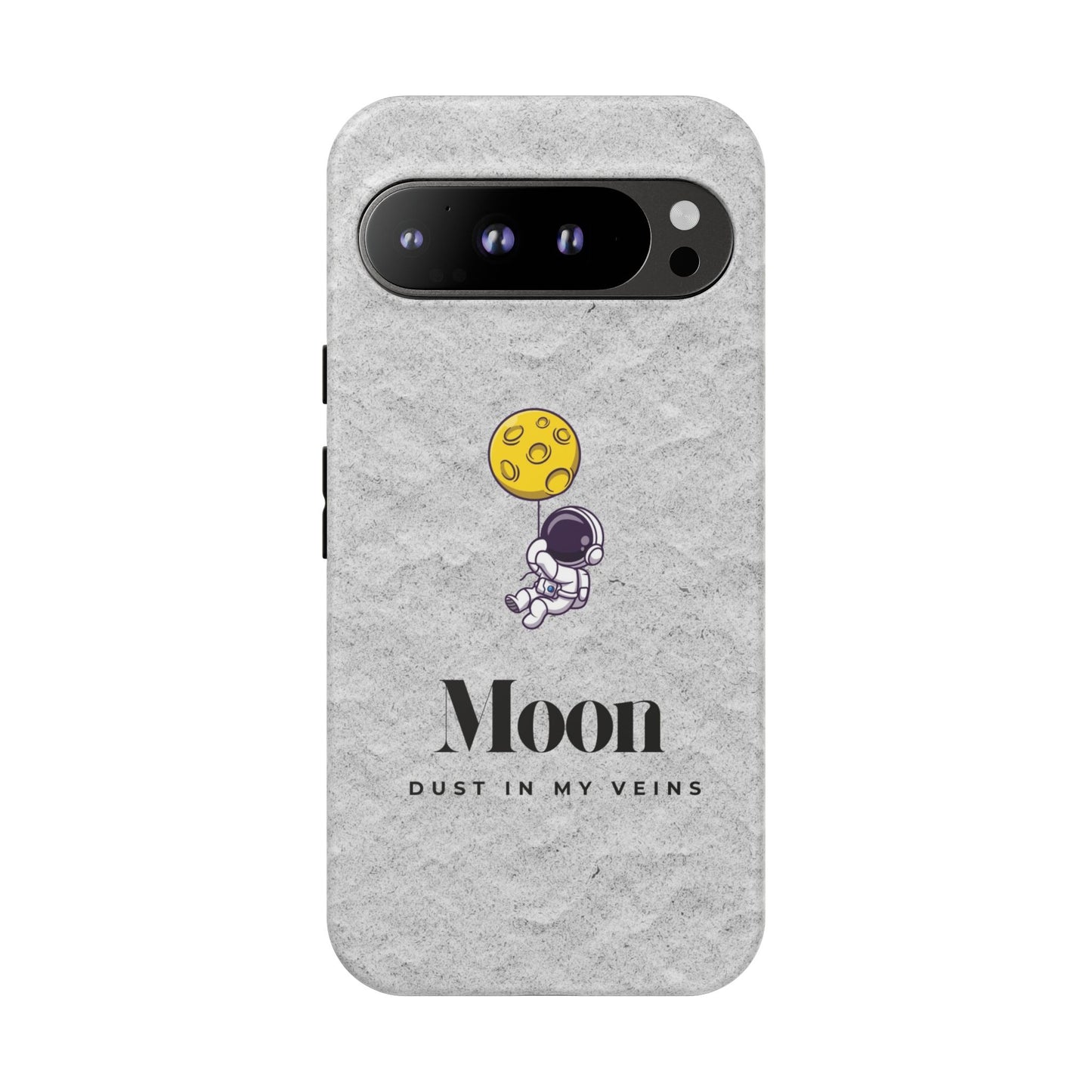 Astronaut Moon Phone Case - "Dust in My Veins" Durable Tough Case
