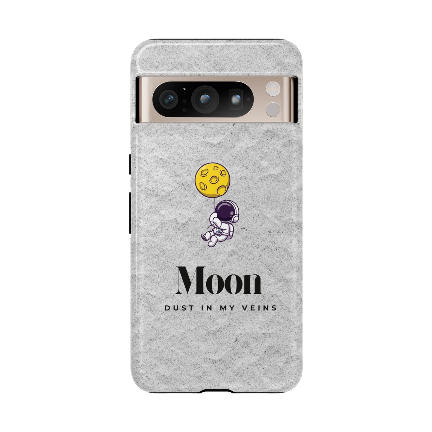 Astronaut Moon Phone Case - "Dust in My Veins" Durable Tough Case
