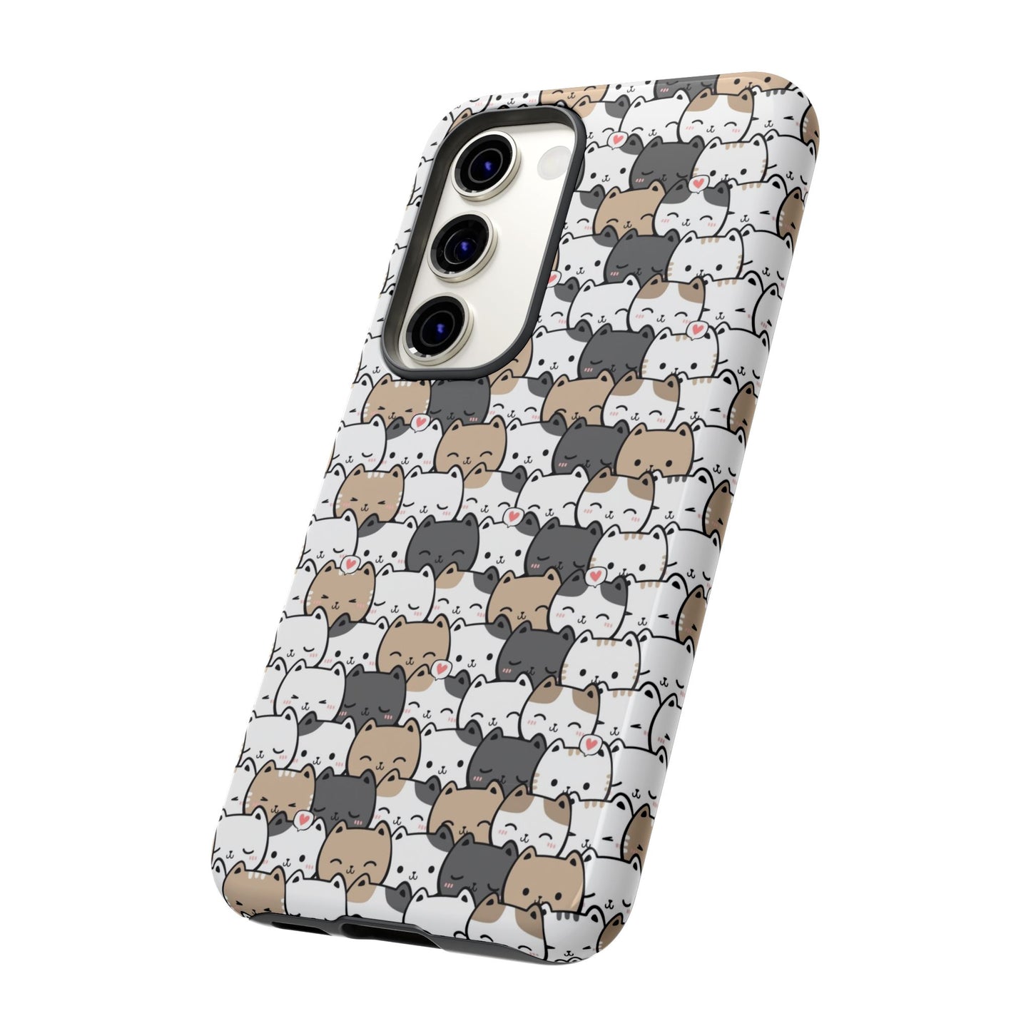 Tough Phone Case, Glossy Cute Finish, Durable and Stylish Design, Trendy Smartphone Protection