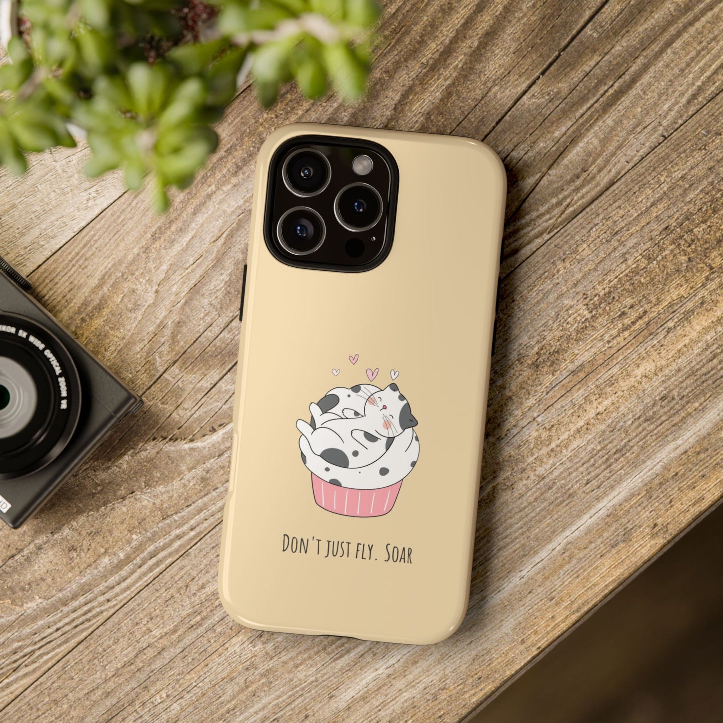 Tough Phone Case, Glossy Cute Design, Durable and Stylish, Trendy Smartphone Cover for Daily Use