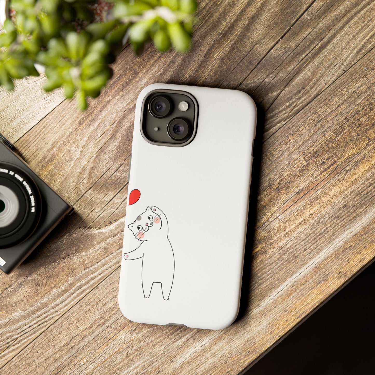 Tough Phone Case, Cute and Stylish Design, Durable Glossy Finish, Trendy Smartphone Protection for Daily Use
