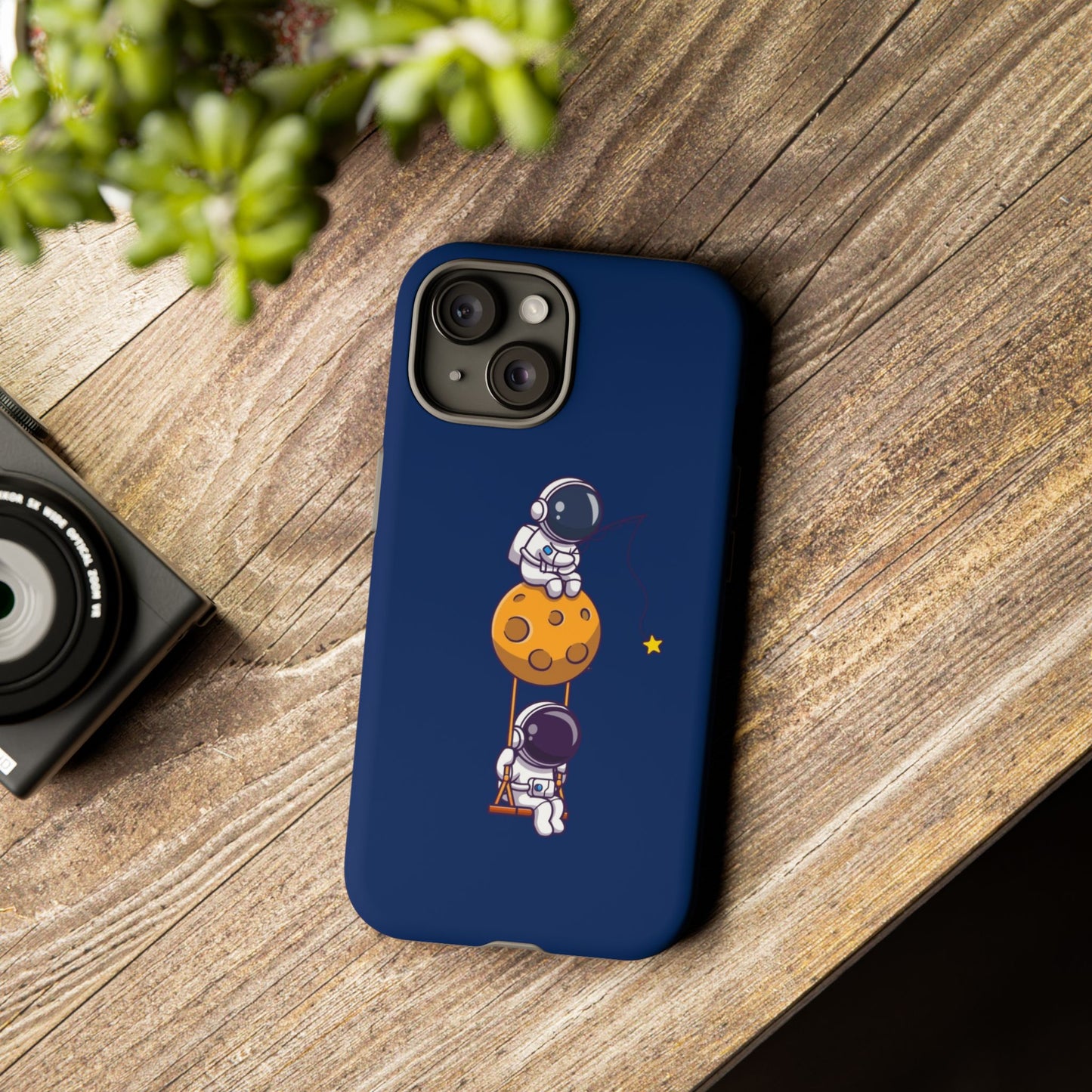 Astronaut Adventure Phone Case - Galaxy Design with Space Explorers
