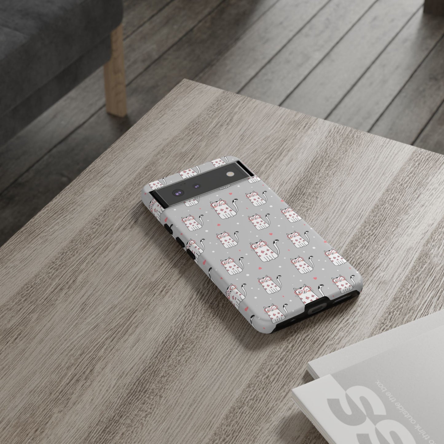 Durable Tough Phone Case, Stylish Glossy Cover, Trendy Cute Design, Perfect for Smartphone Use